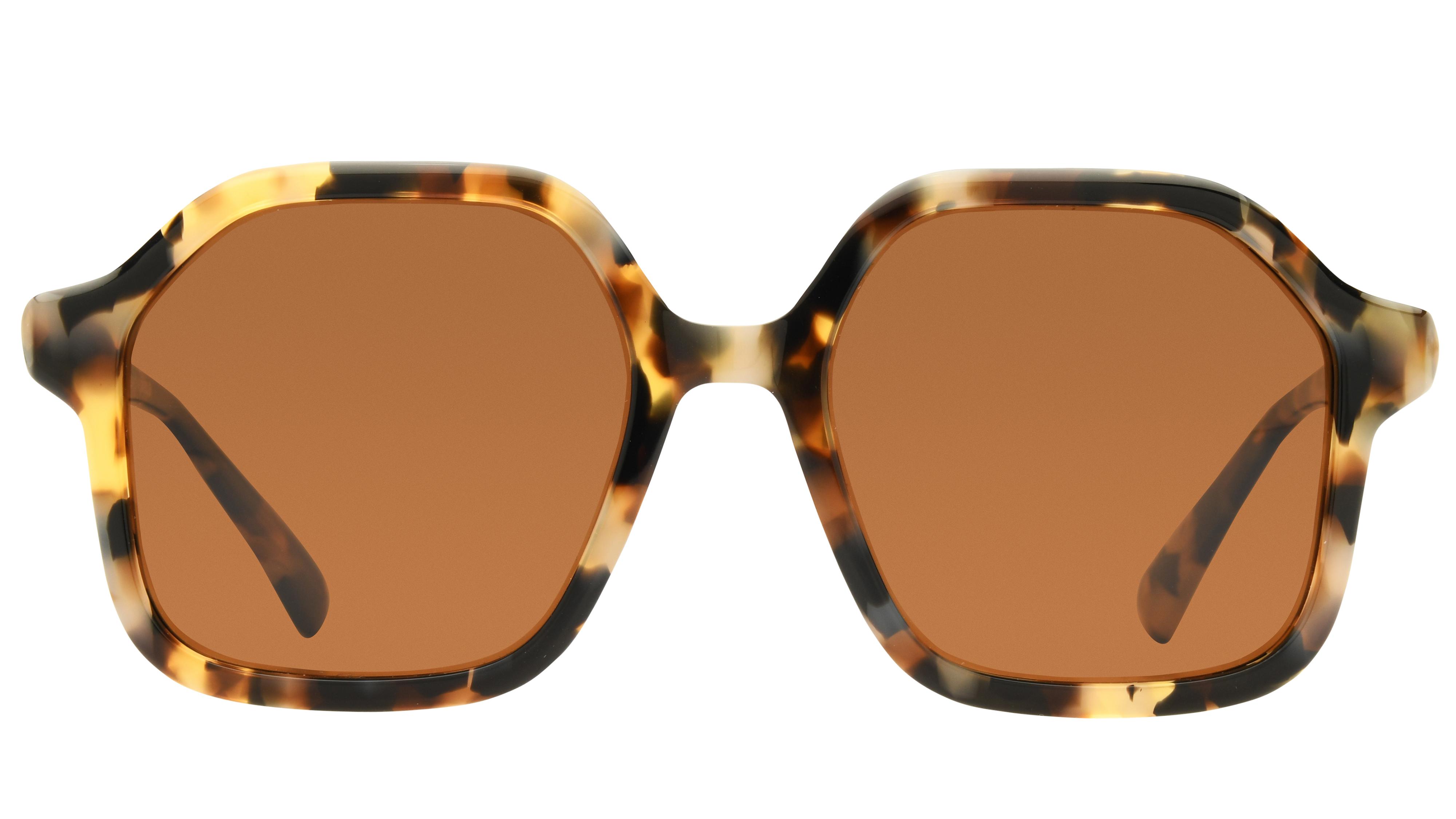 Lunettes de soleil French Disorder Femme Écaille Carré Fd2504/S Face