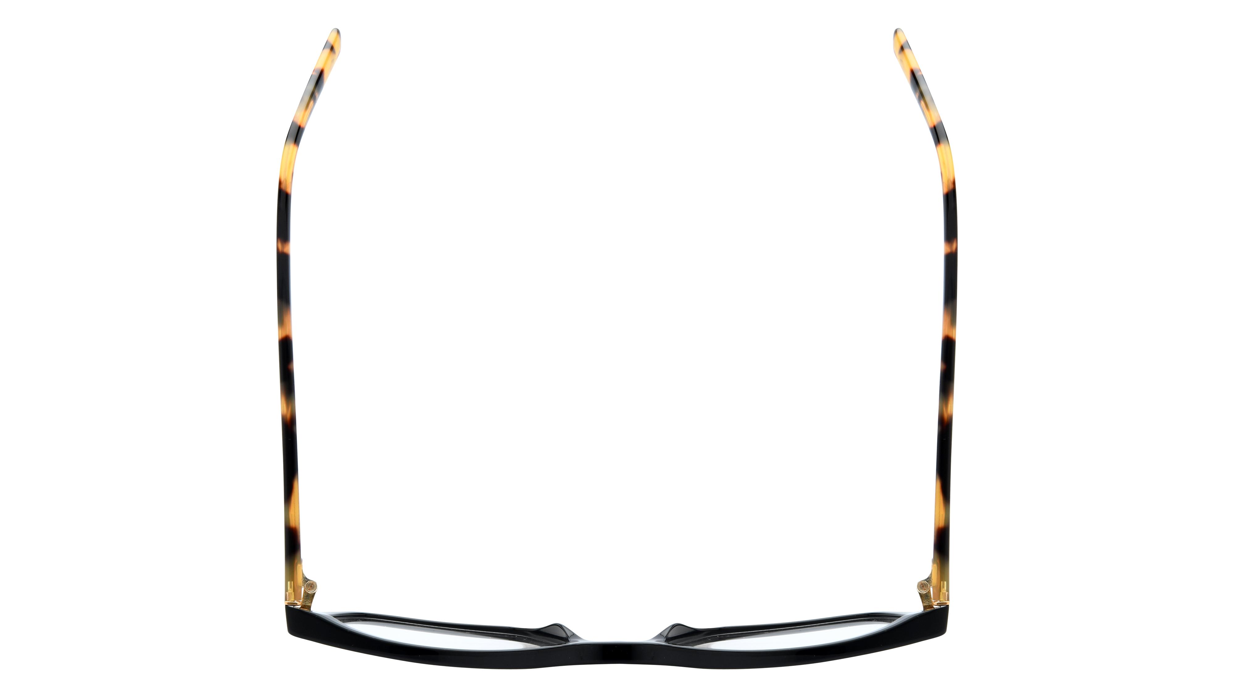 Lunettes de vue Prada Femme Noir Rectangle Pr15Zv Dessus