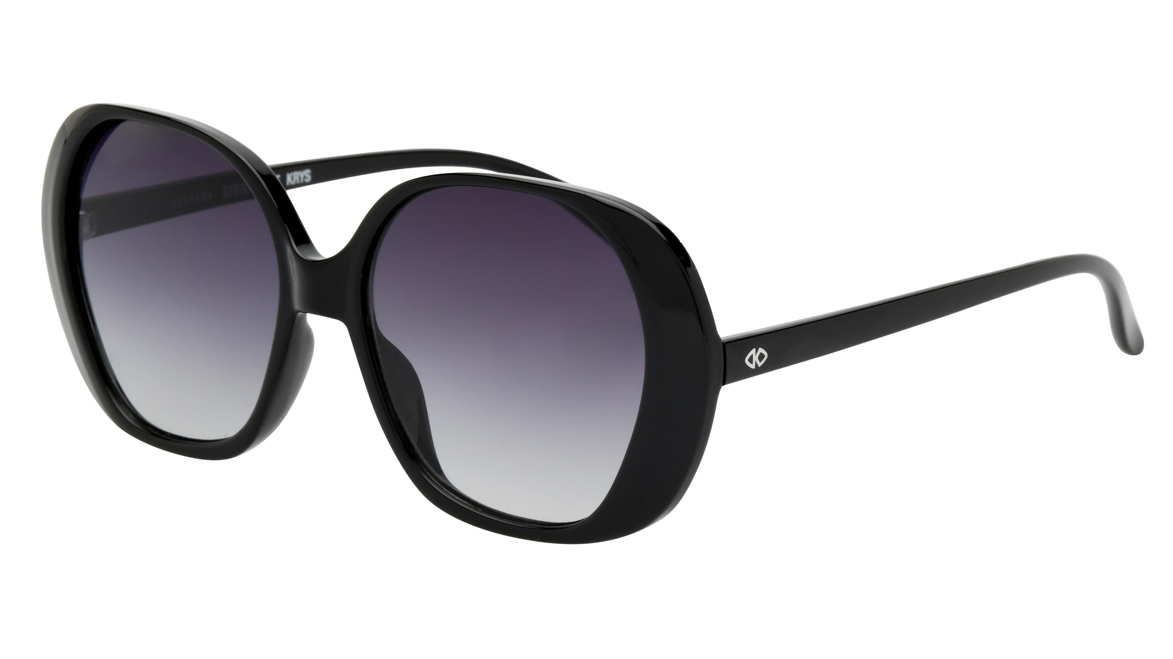 Lunettes de soleil Signature Krys Femme Noir Carré Skj2507-B Trois-Quart