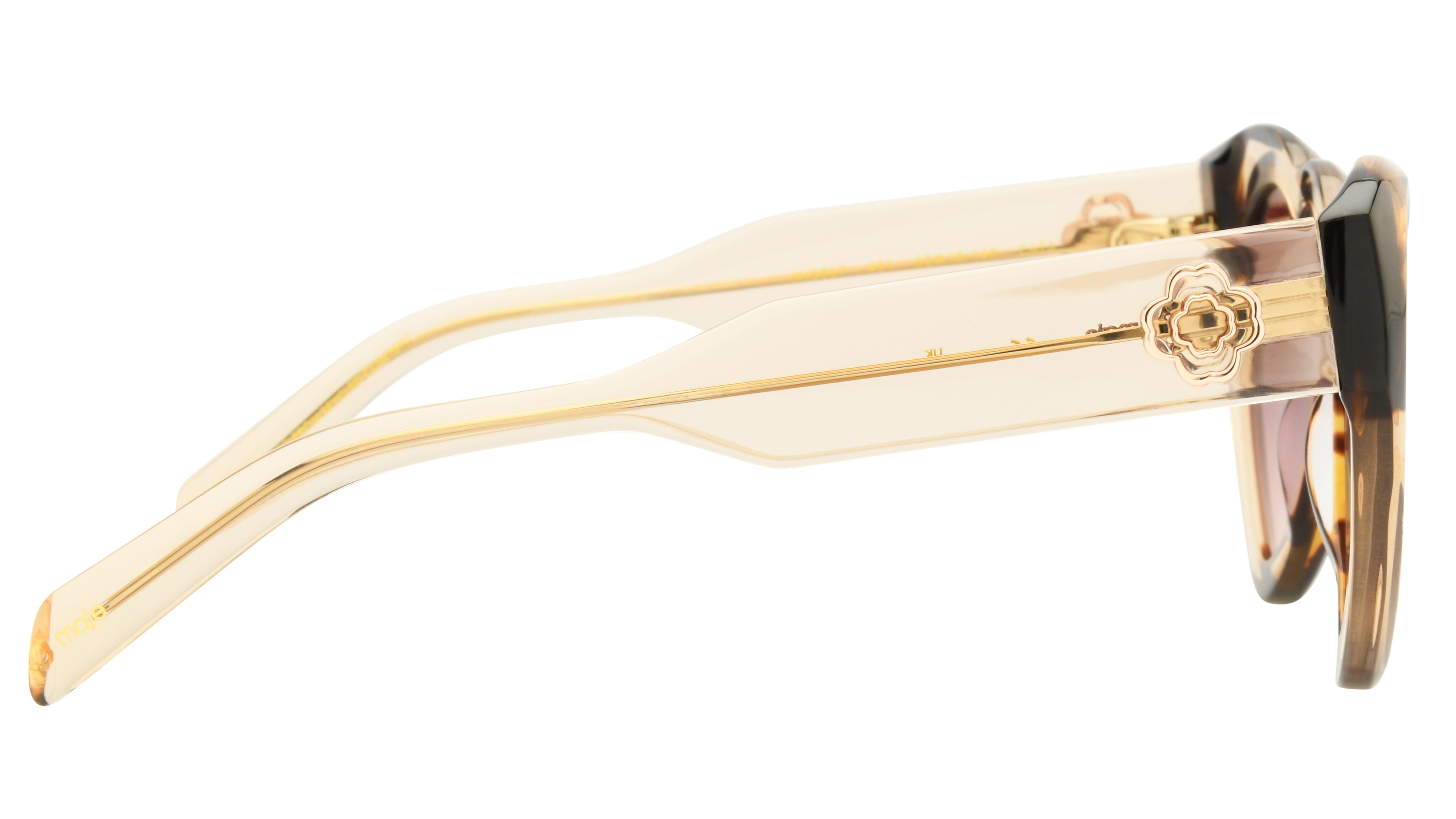 Lunettes de soleil Maje Femme Marron Ronde Mj5067 Droite