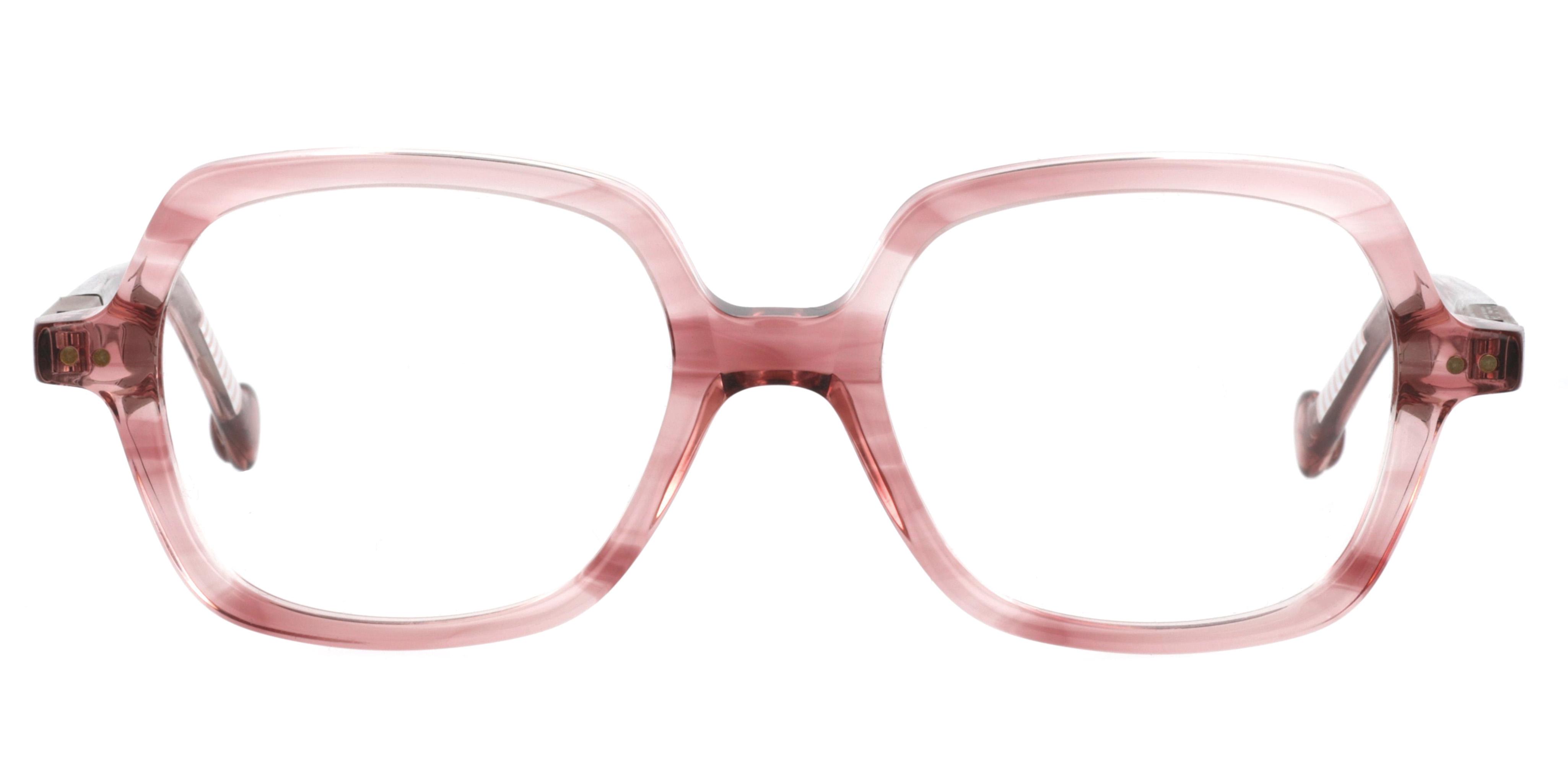Lunettes de vue Petit Bateau Enfant Rose Rectangle Ile Face