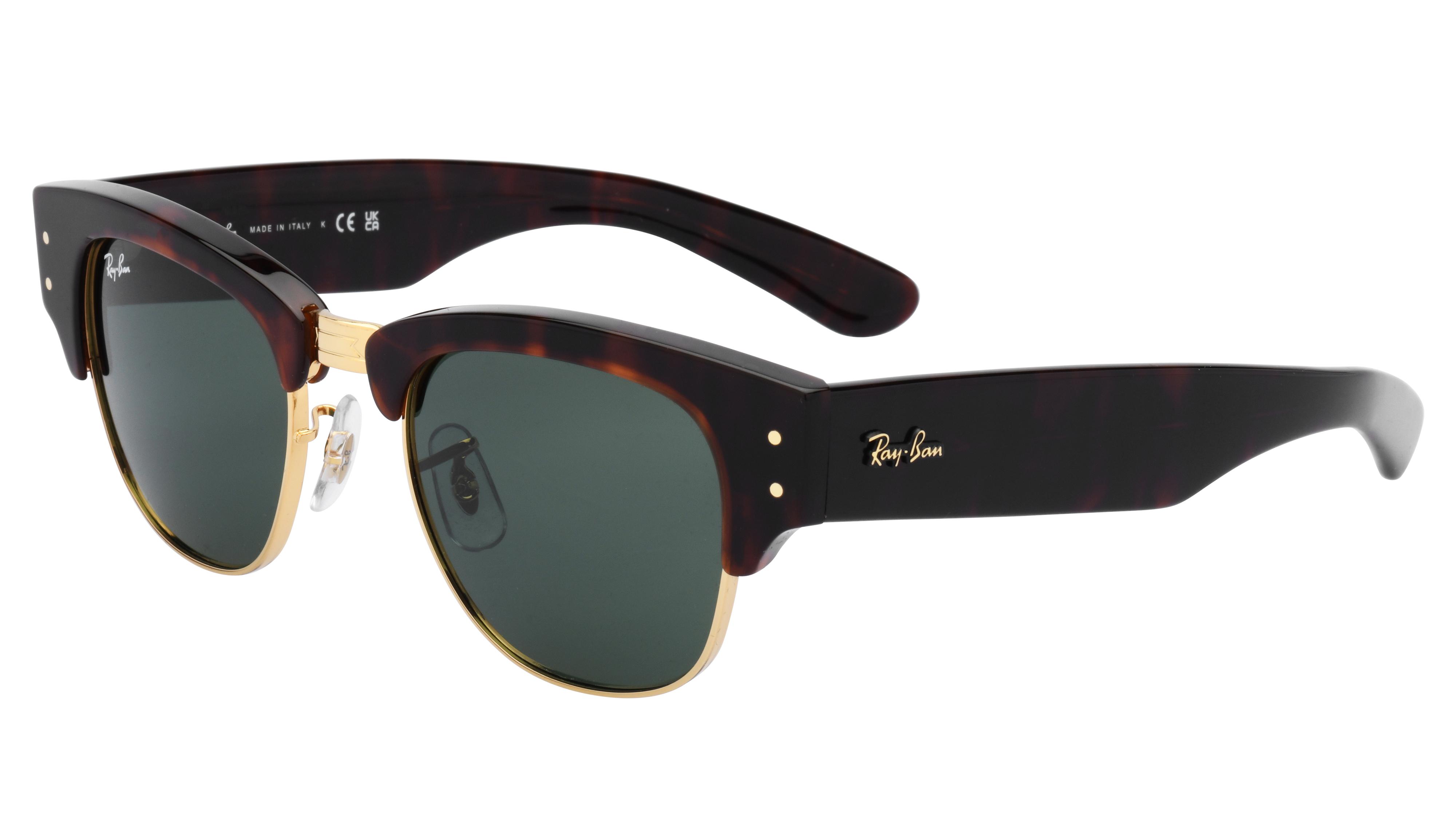 Lunettes de soleil Ray-Ban Mixte Écaille Carré RB0316S Trois-Quart