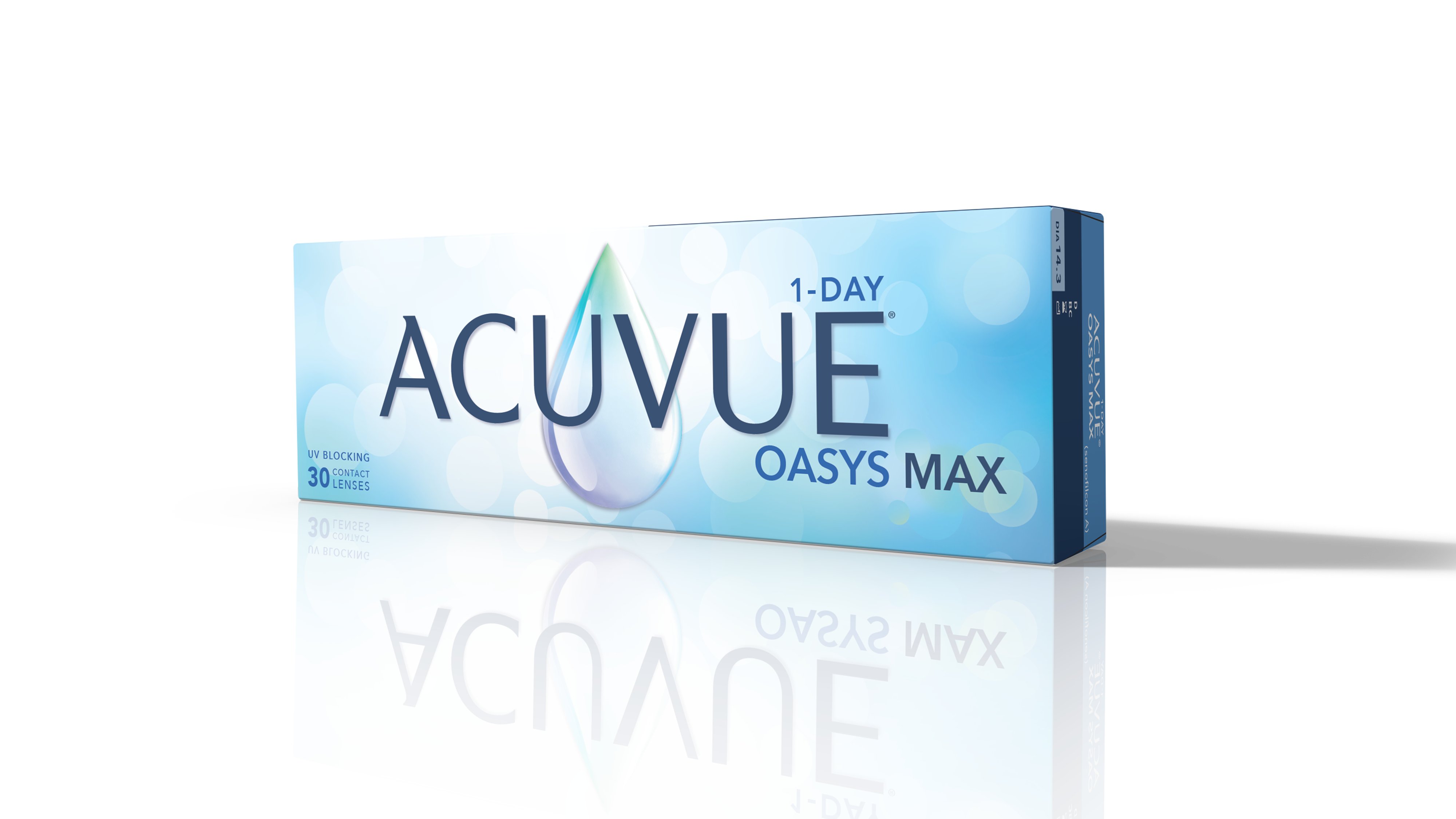Lentilles de contact 1 Day Acuvue Oasys Max Boite de 30