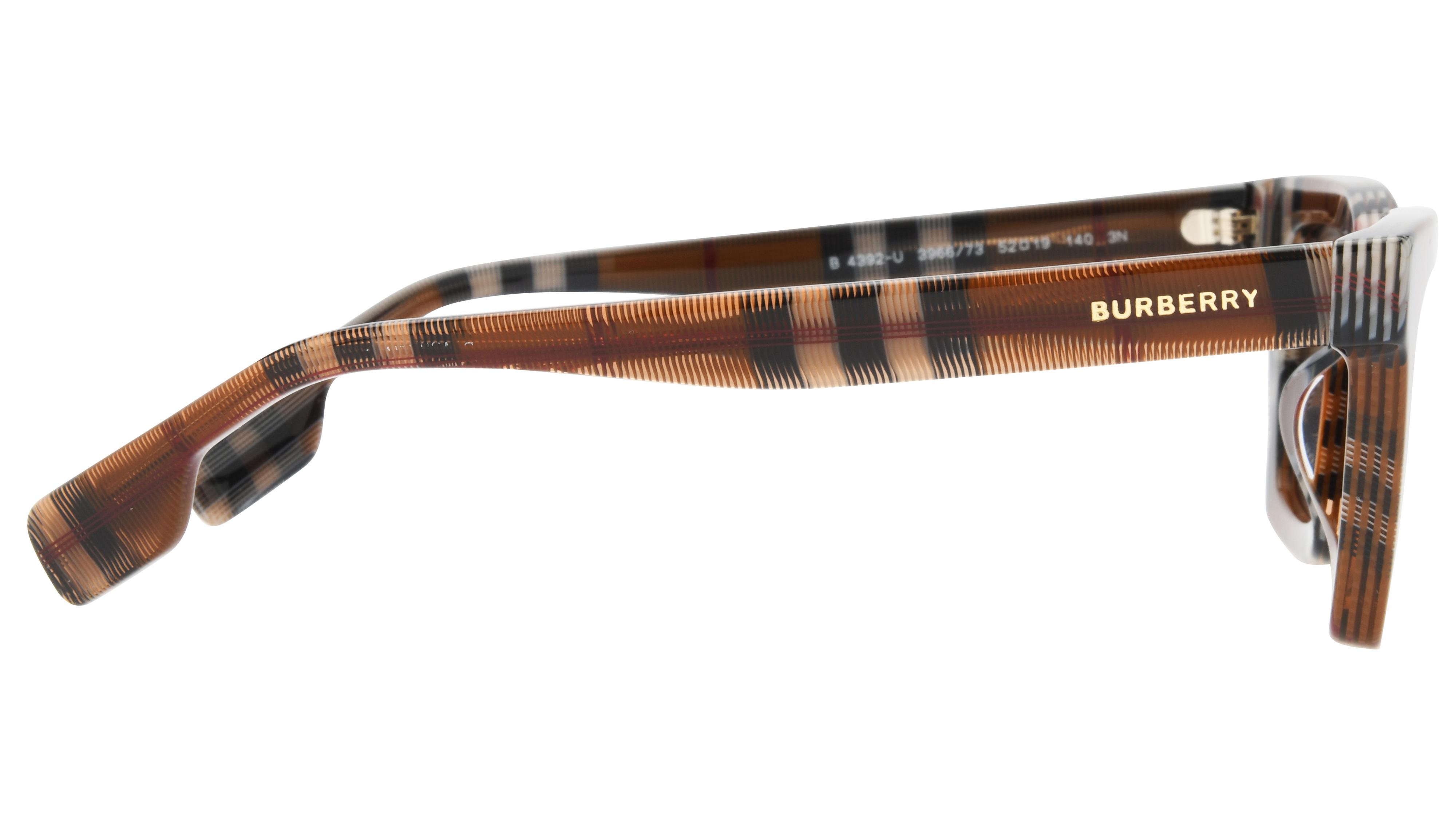 Lunettes de soleil Burberry Femme Marron Rectangle BE4392U Droite