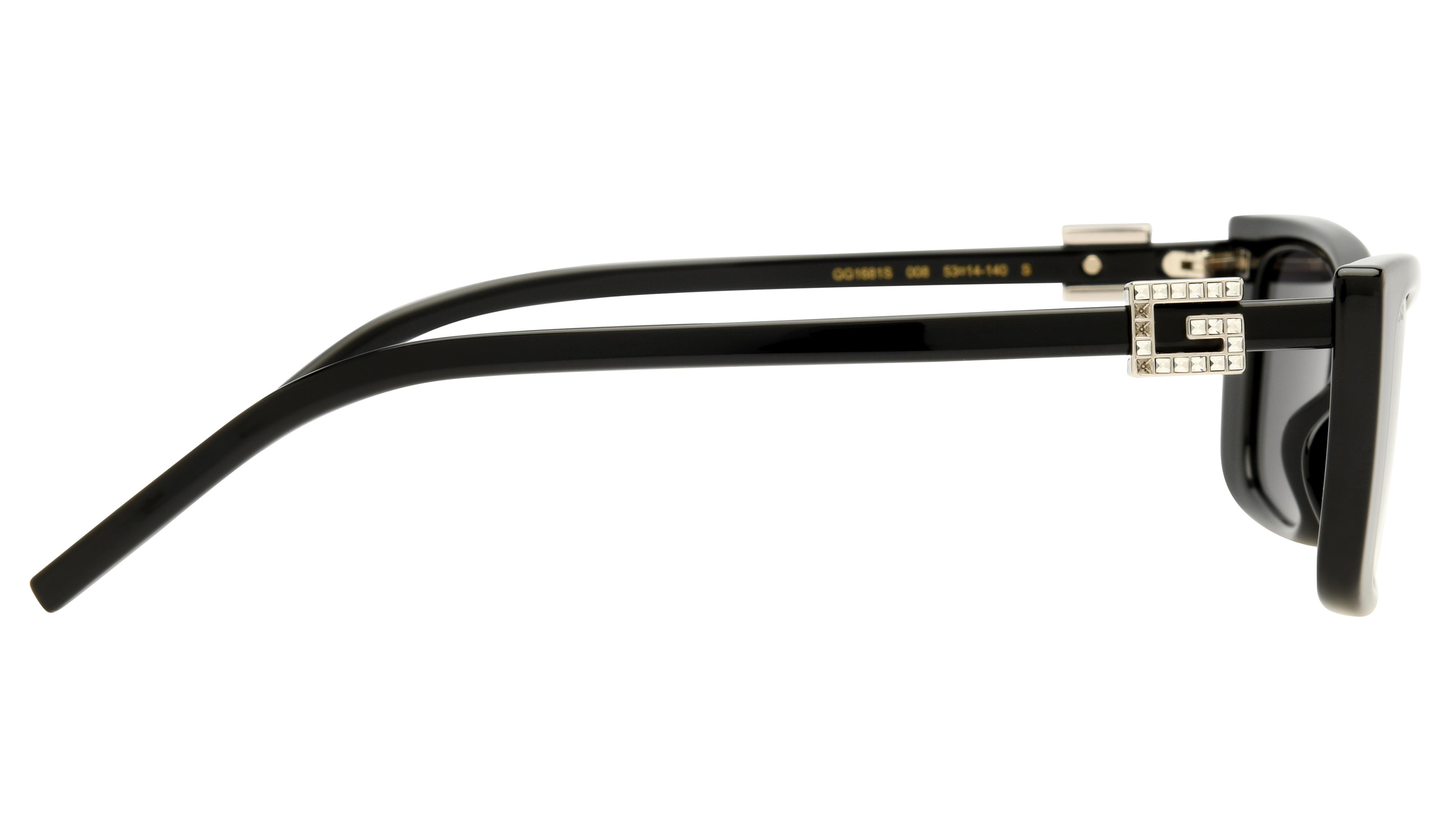 Lunettes de soleil Gucci Femme Noir Papillon GG1681S Droite