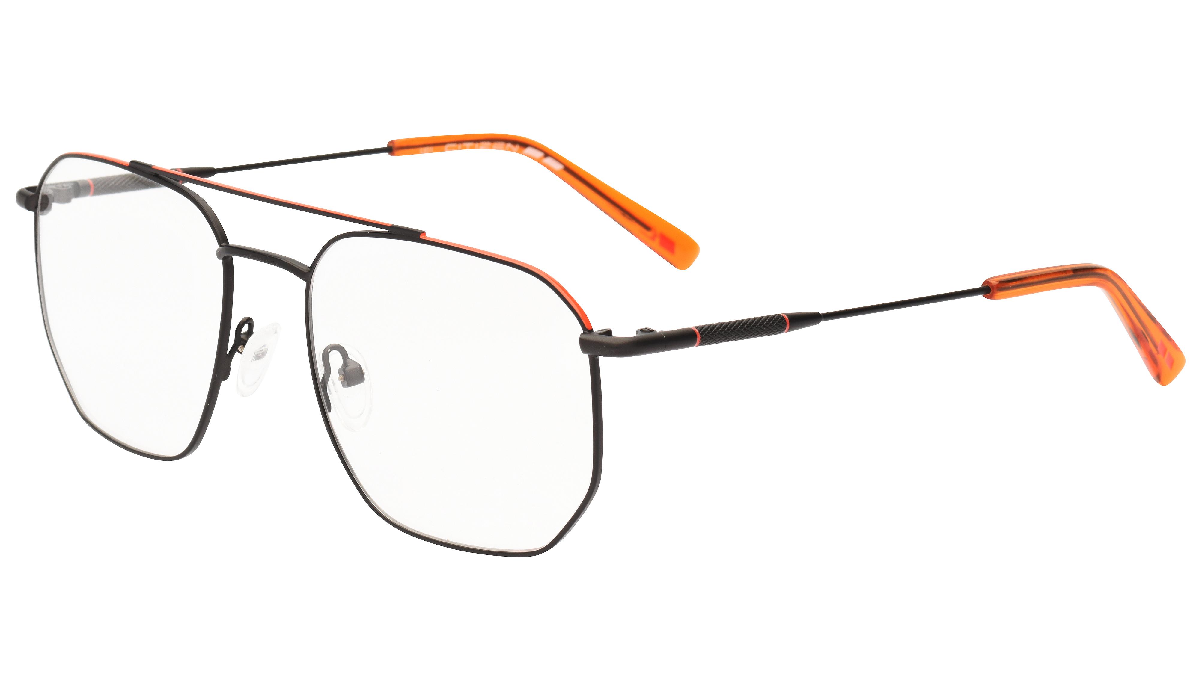 Lunettes de vue Citizen Homme Noir Aviateur Ctz2203 Trois-Quart