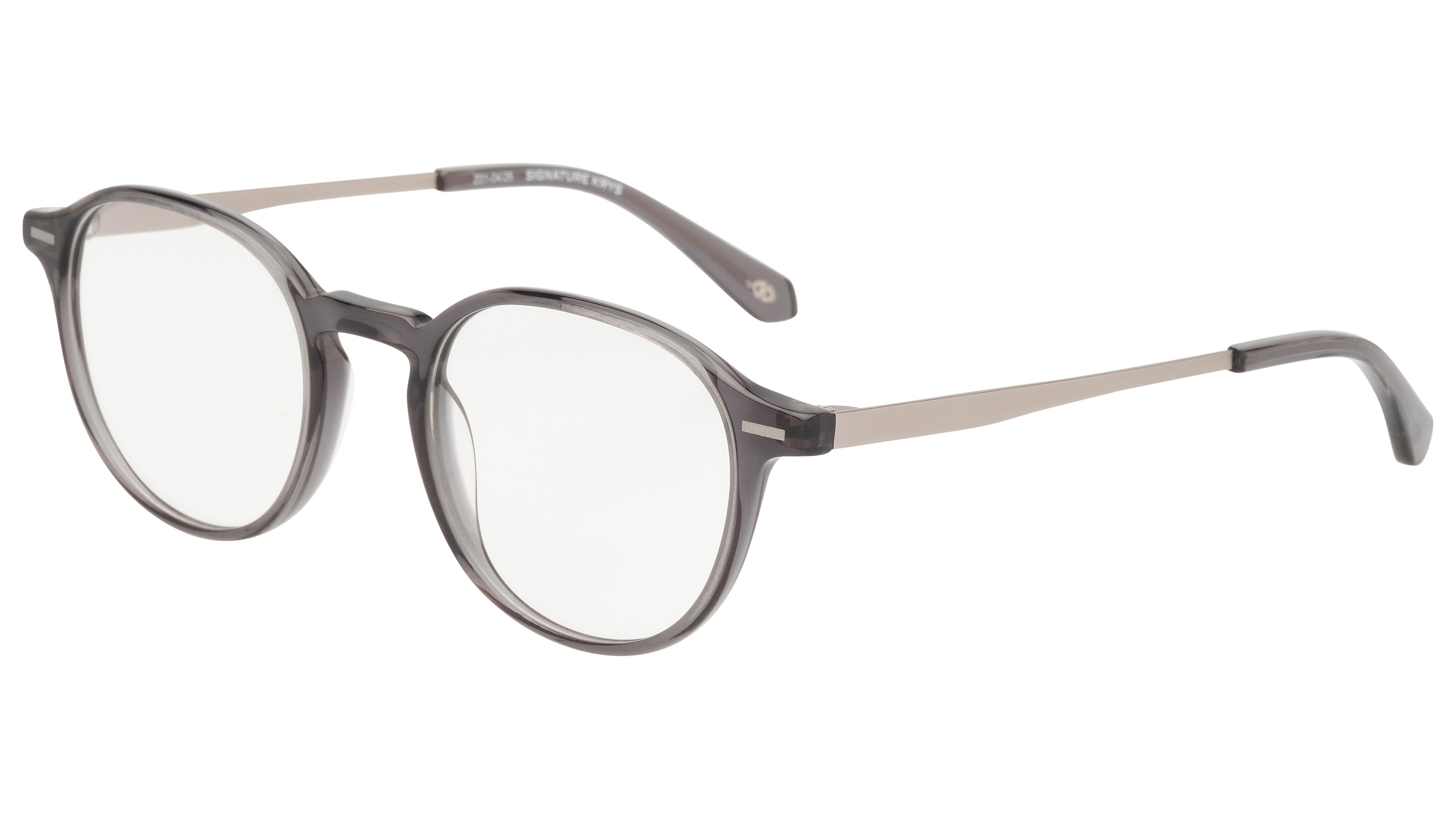 Lunettes de vue Signature Krys Homme Gris Pantos Com2603 Trois-Quart