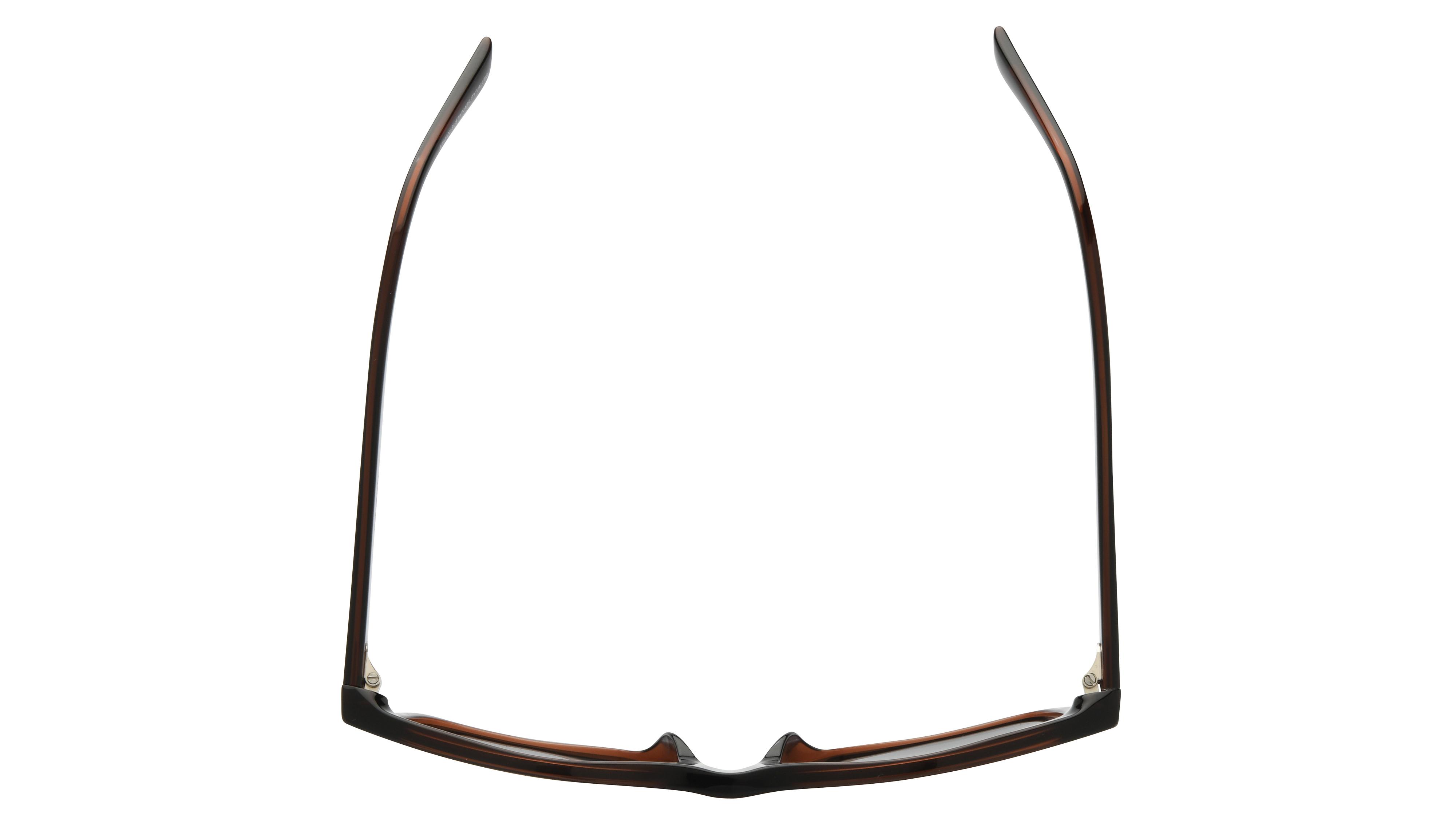 Lunettes de soleil Emporio Armani Homme Marron Rectangle EA4232 Dessus