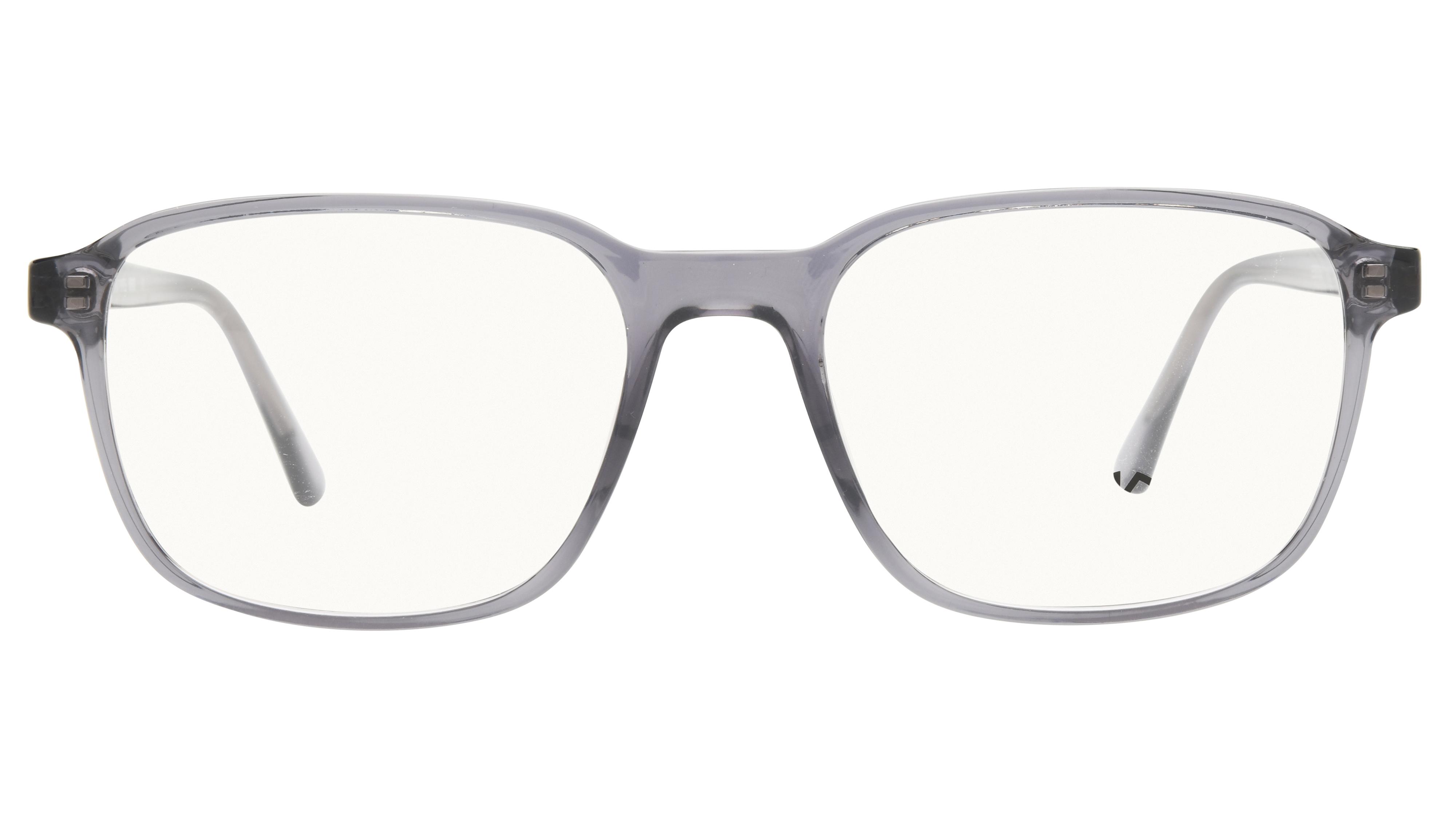 Lunettes de vue Krys Origine Homme Gris Rectangle Ess2501 Face