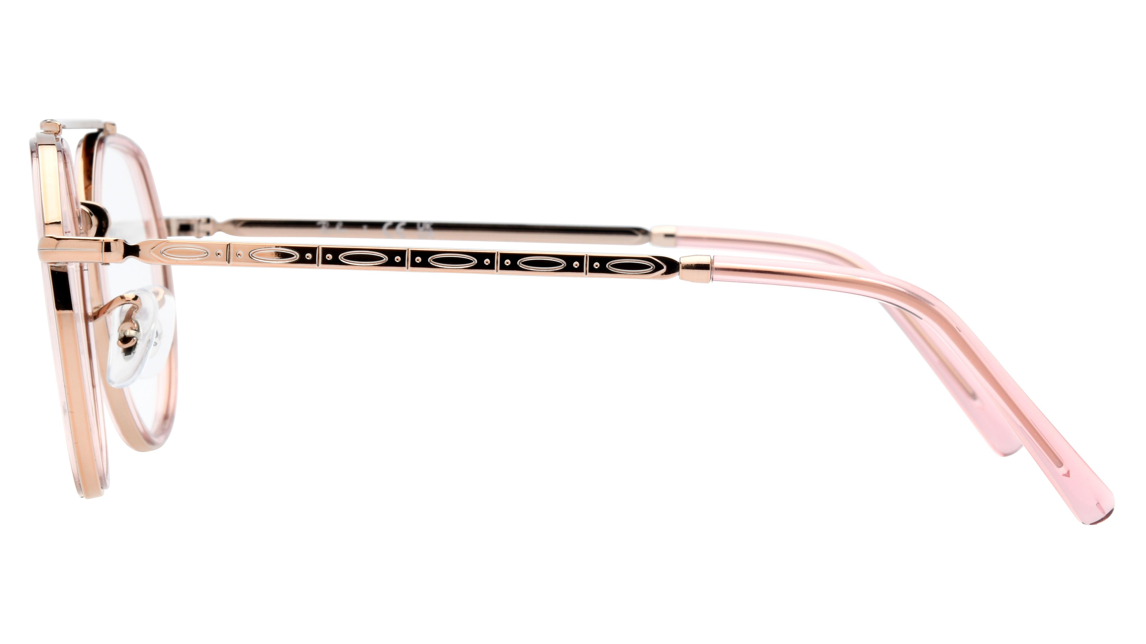 Lunettes de vue Ray-Ban Mixte Marron Aviateur Rx3765V Gauche