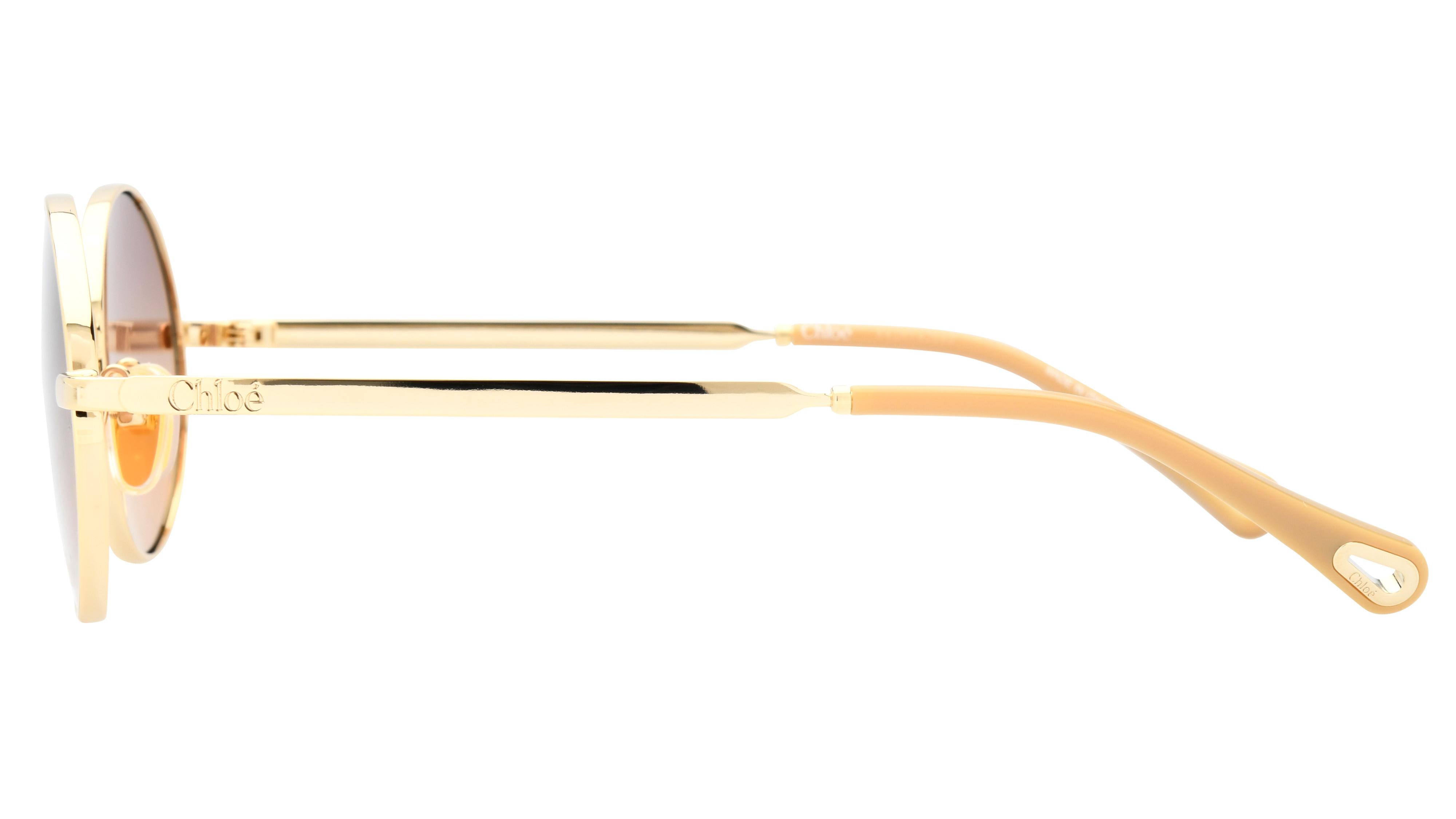 Lunettes de soleil Chloé Femme Or Pantos CH0326S Gauche