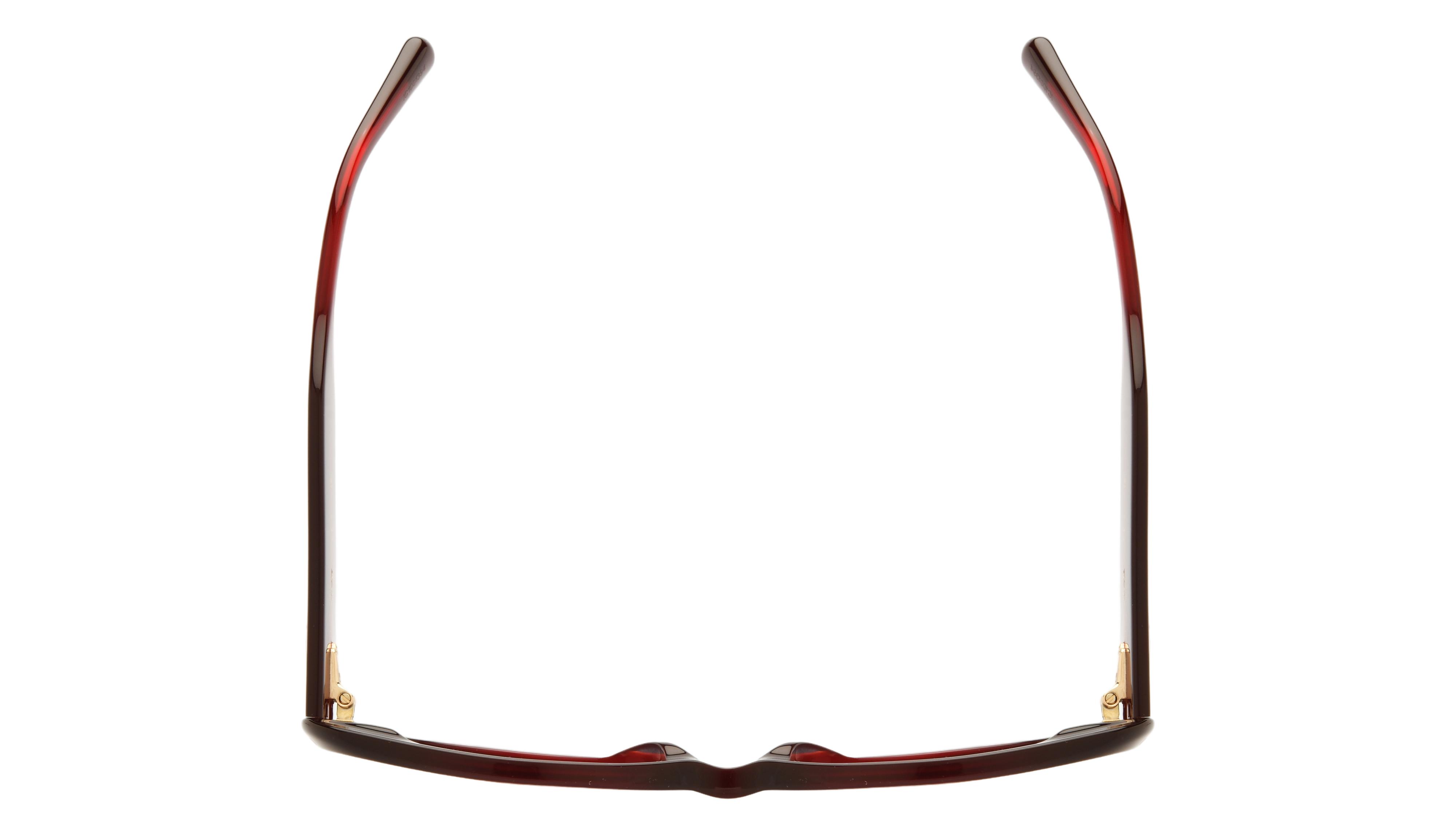 Lunettes de soleil Maje Femme Rouge Ovale Mj50482 Dessus