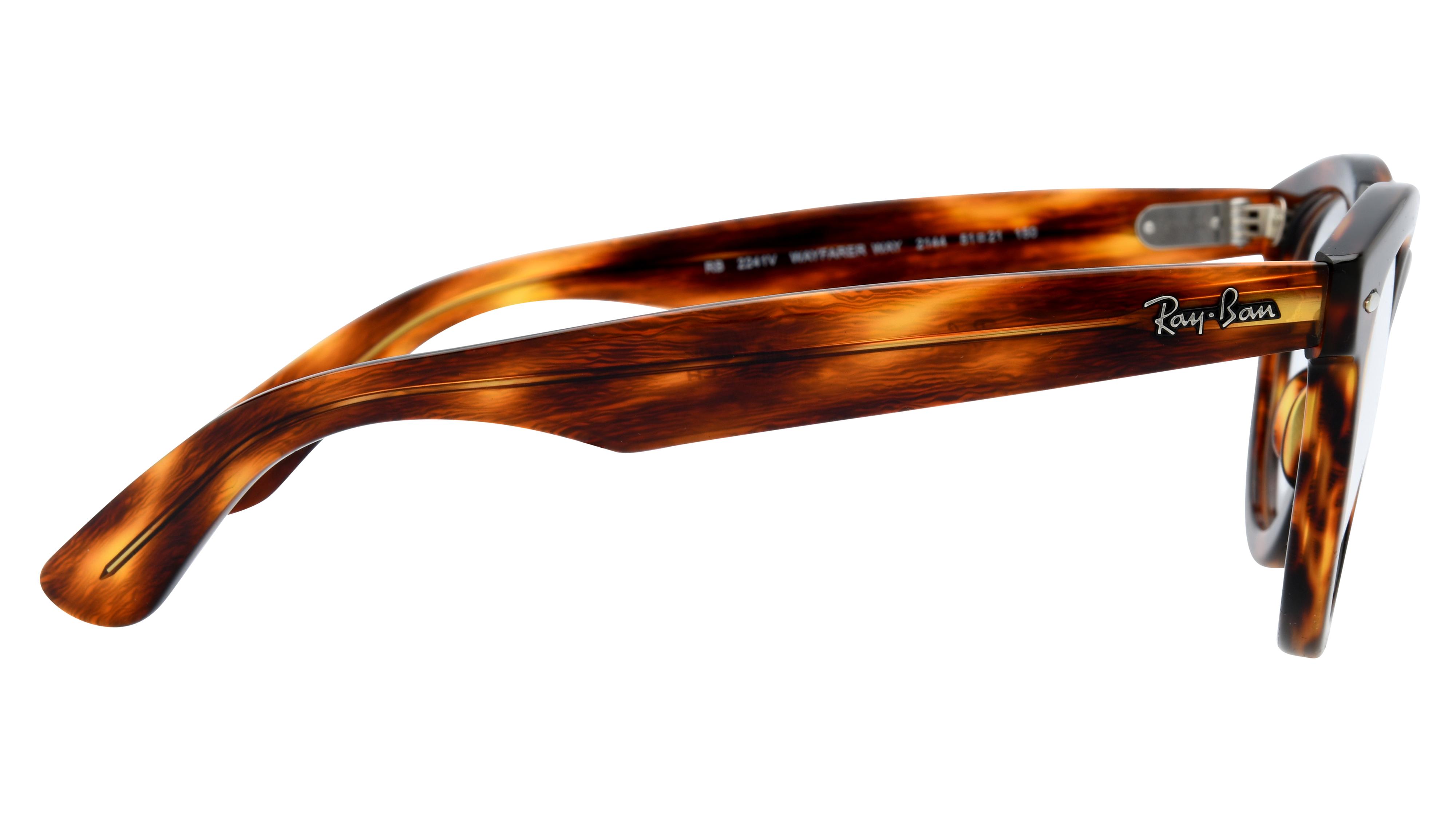 Lunettes de vue Ray Ban Rx2241V 2144 Wayfarer Havana Ovale Krys