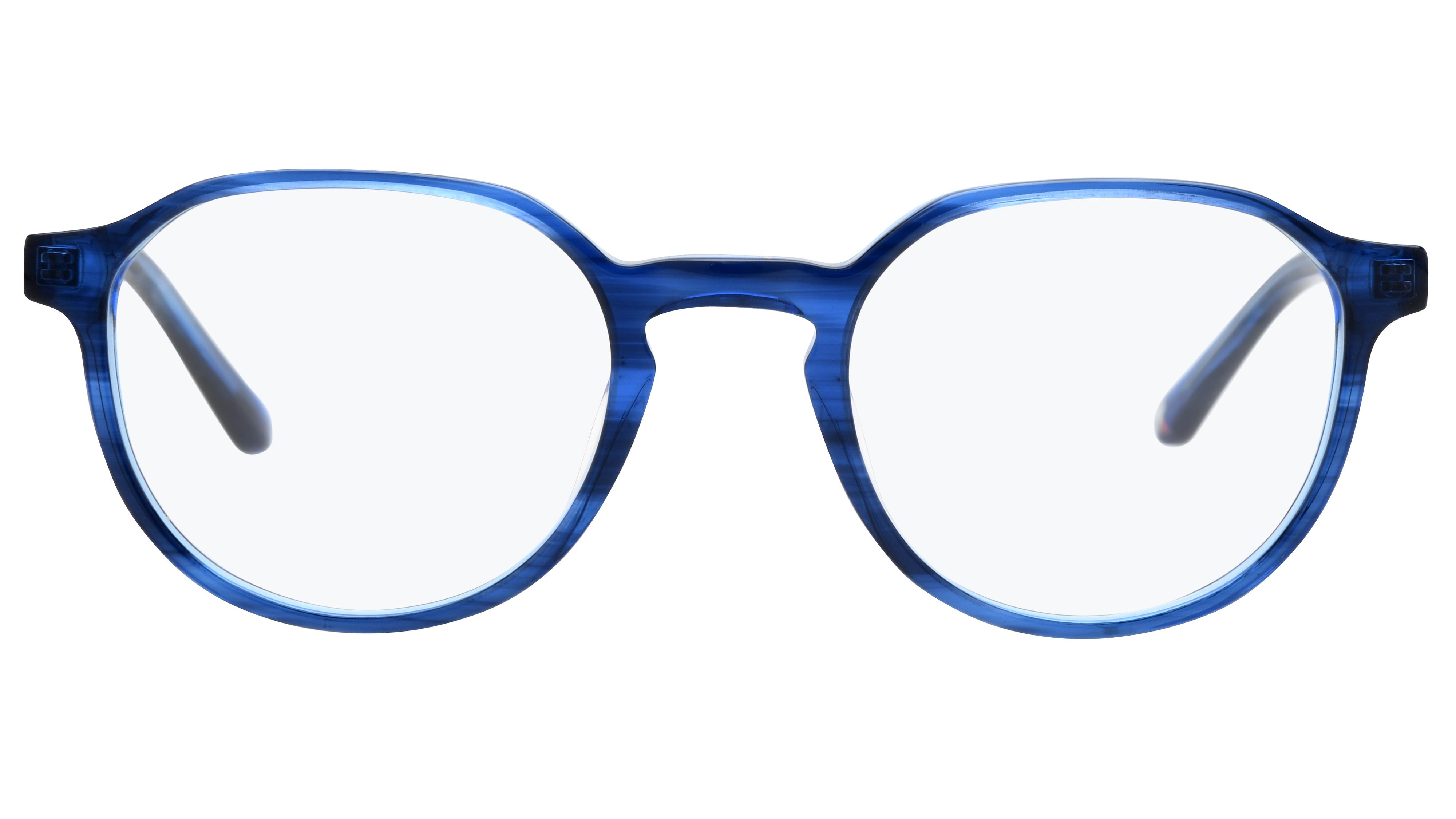 Lunettes de vue Le Coq Sportif Lcs2302 514 Bleu Texture Ronde Krys