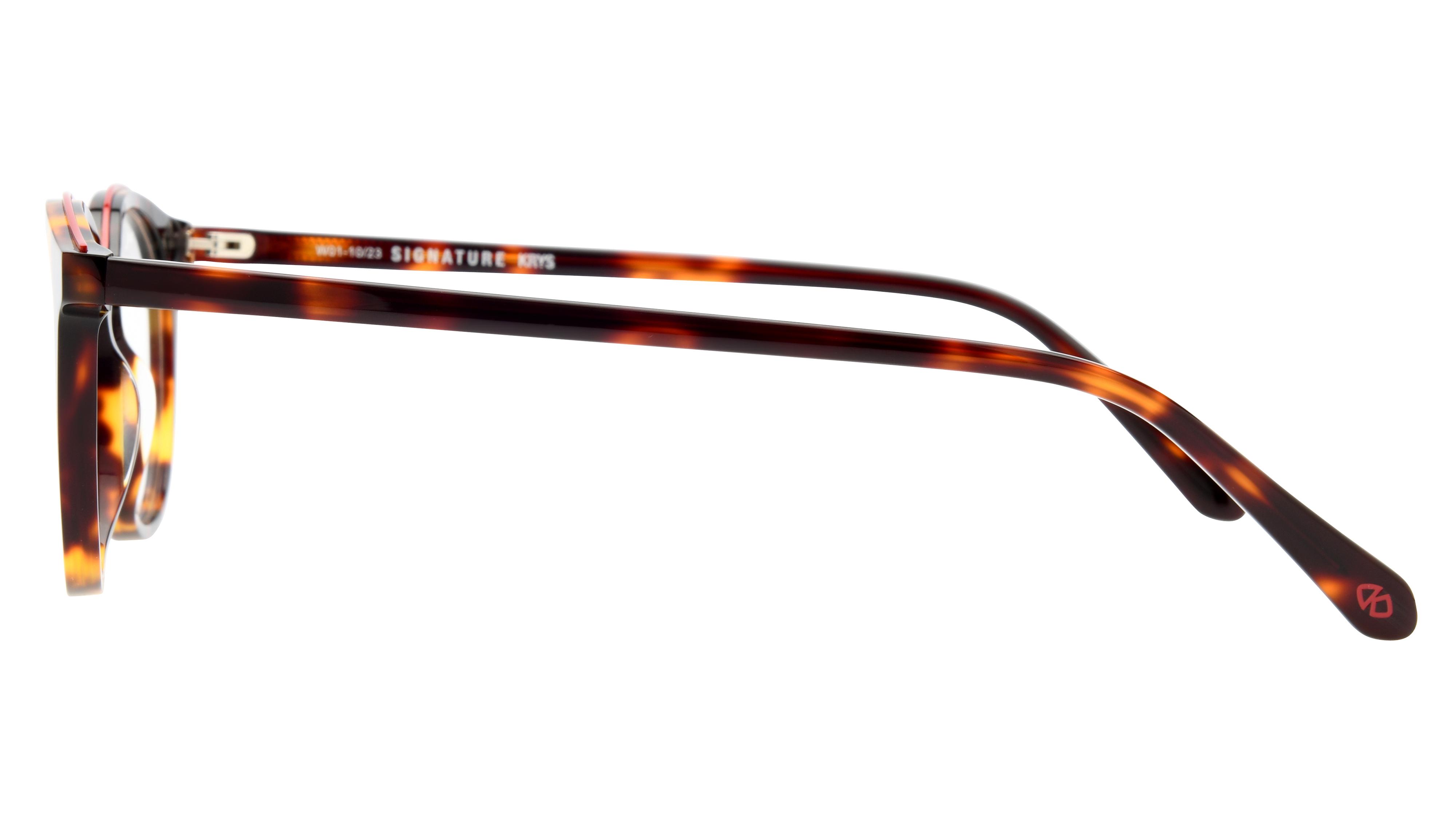 Lunettes de vue Signature Krys Homme Écaille Pantos Moj2403 Gauche