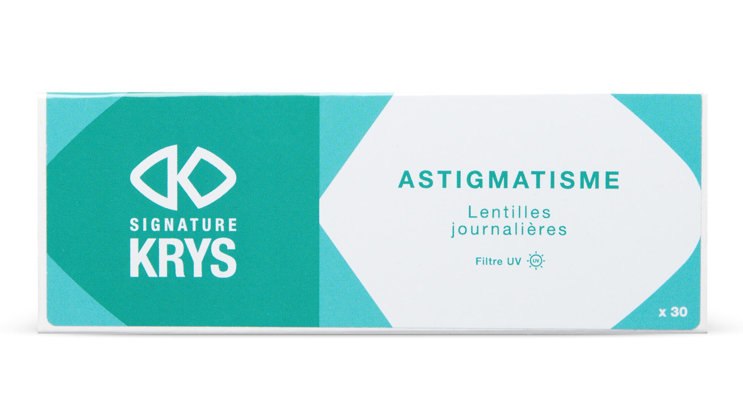 Lentilles de contact Signature Krys Journalières pour Astigmates Boîte de 30