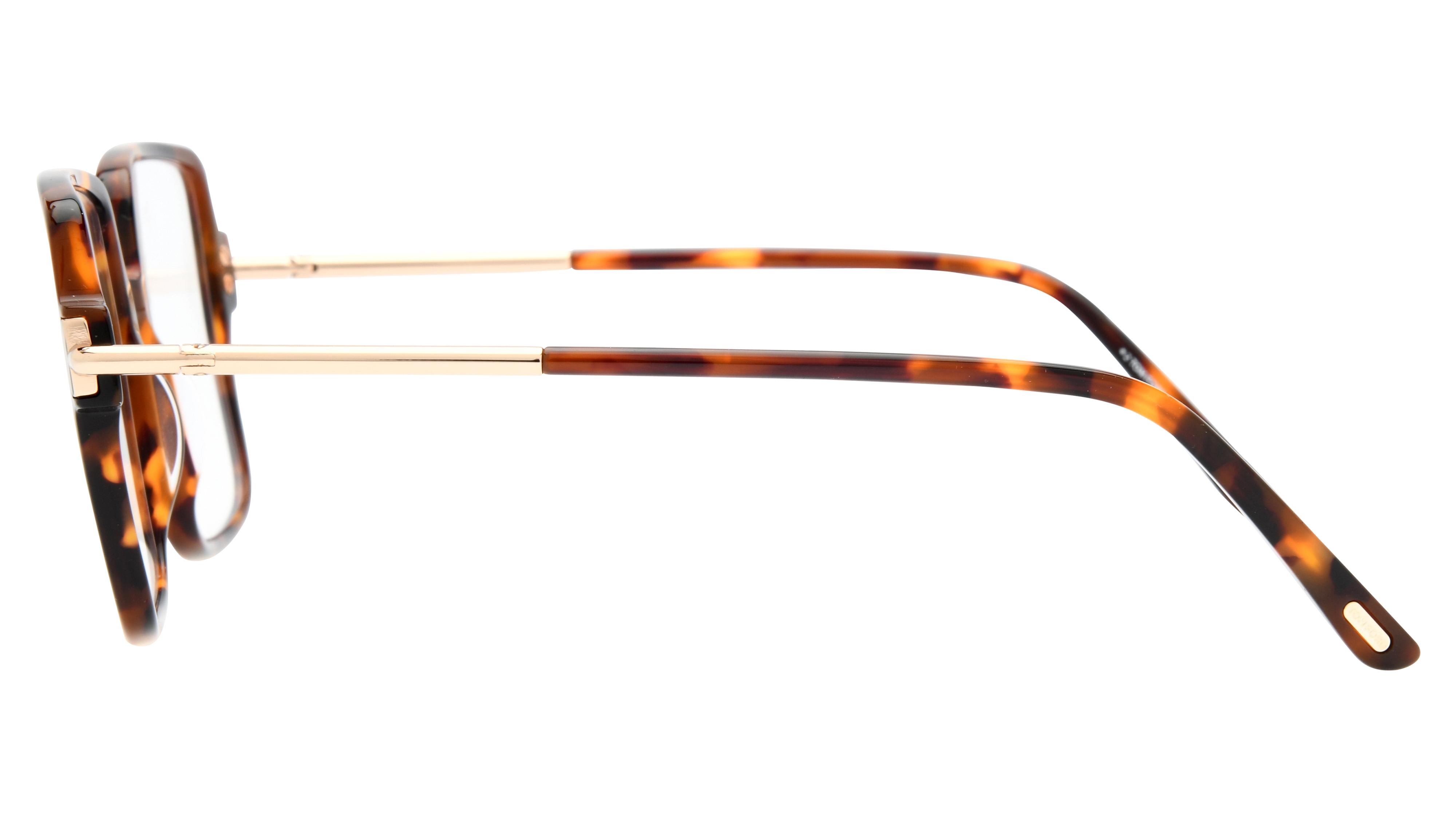 Lunettes de vue Tom Ford Femme Marron Carré Tf5915-B Gauche
