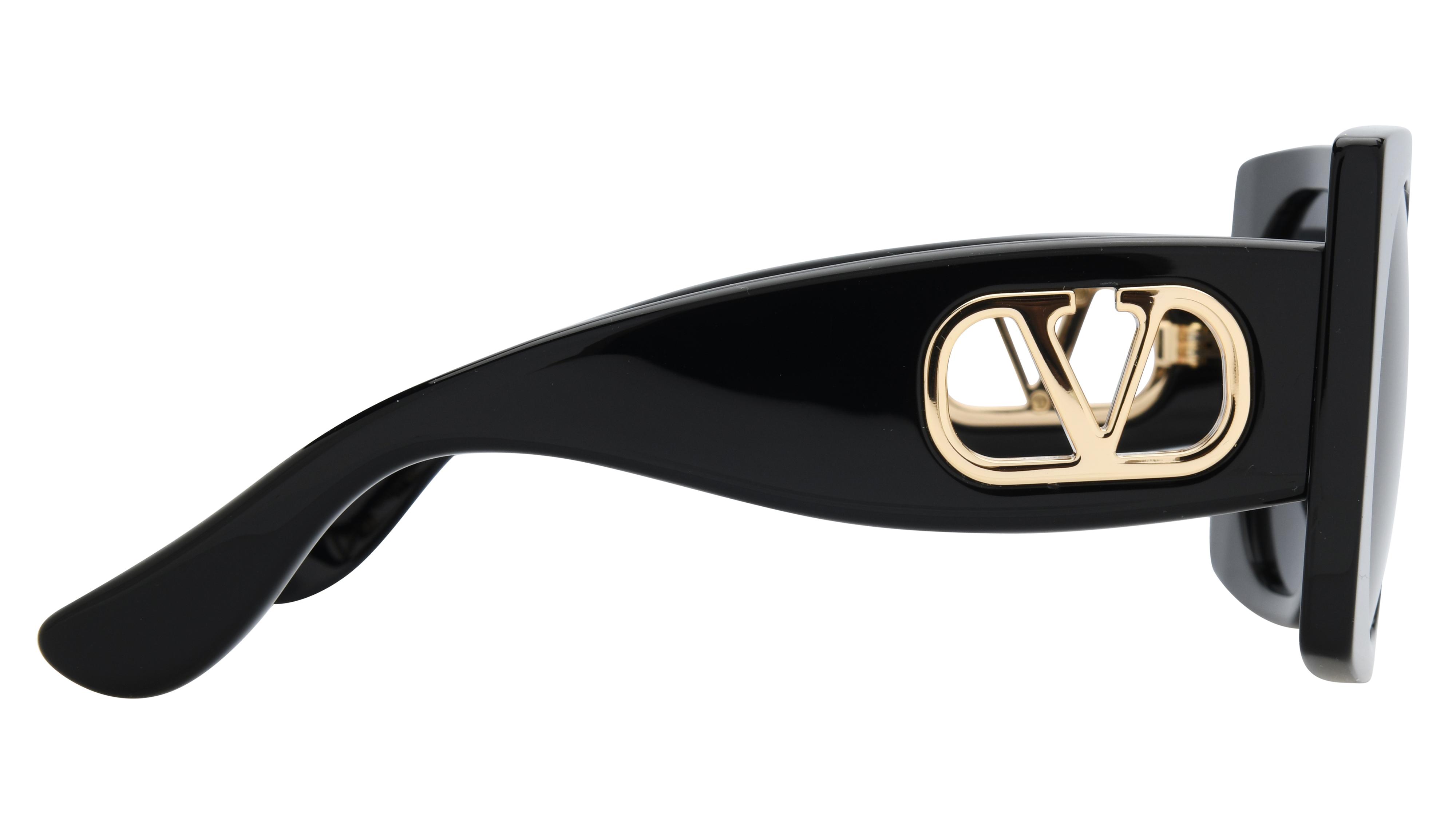 Lunettes de soleil Valentino Femme Noir Carré Vg0002S Droite