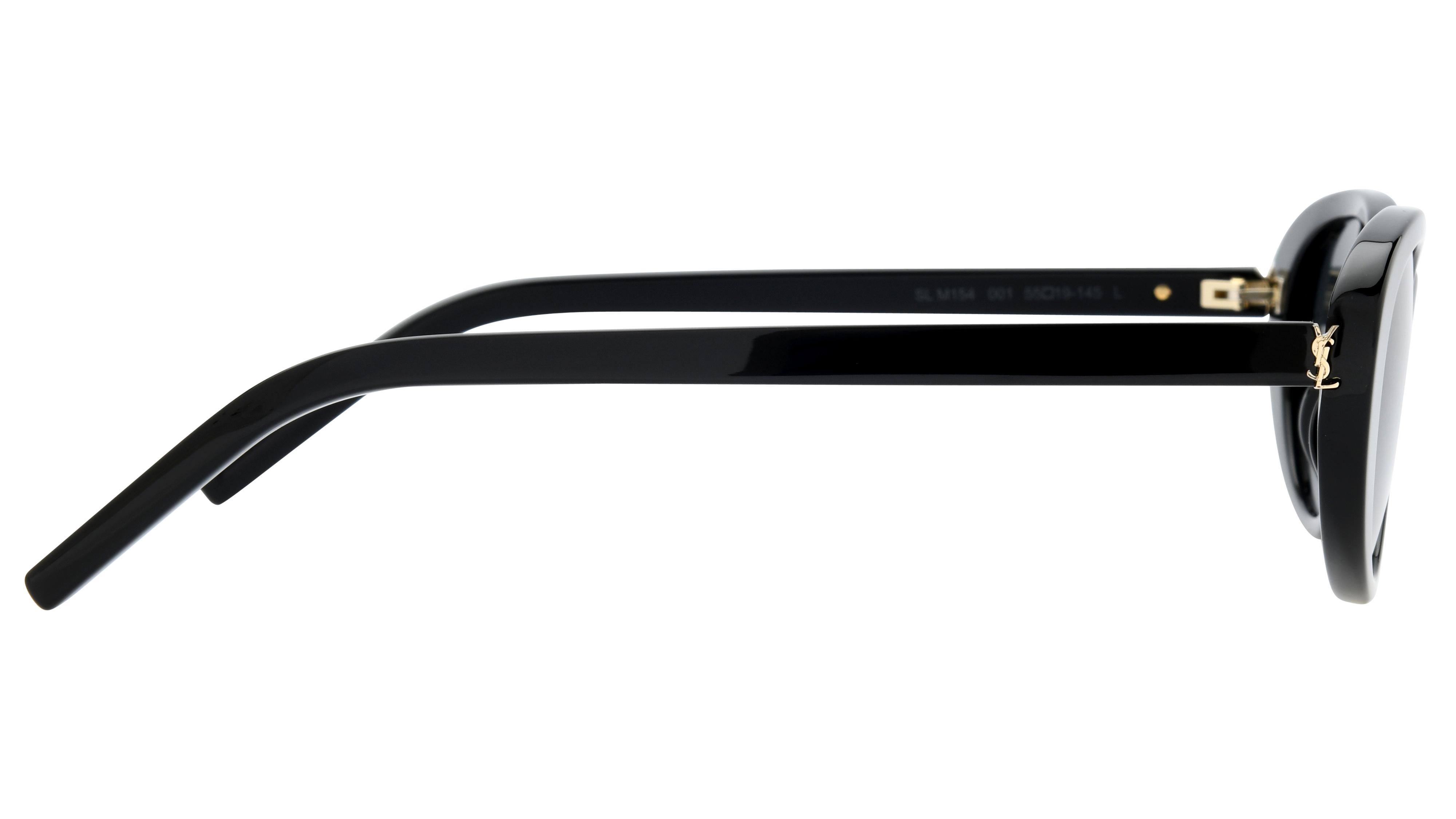 Lunettes de soleil Saint Laurent Femme Noir Pantos Slm154 Droite