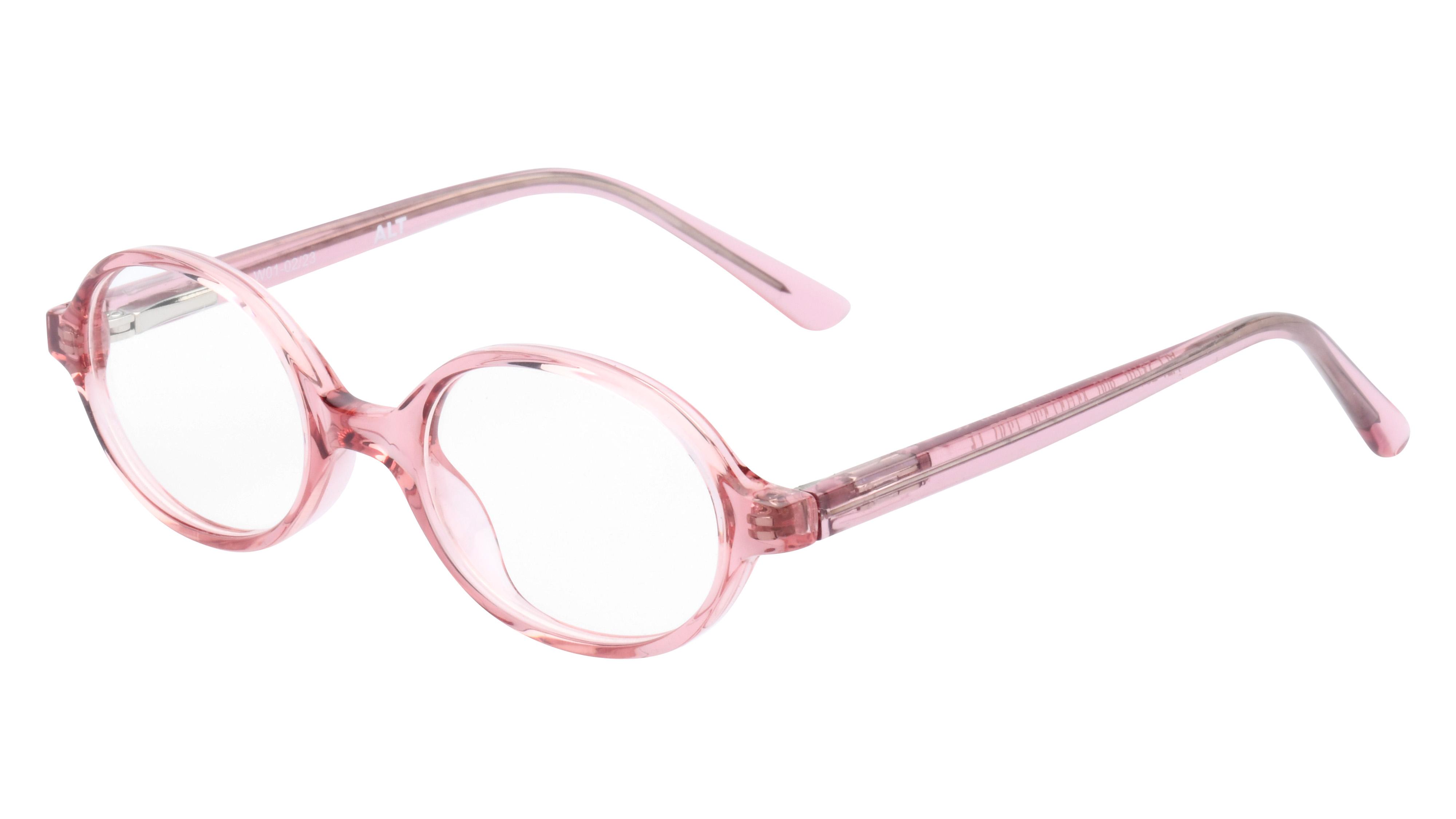 Lunettes de vue Alternance Enfant Rose Ovale Alt23110 Trois-Quart