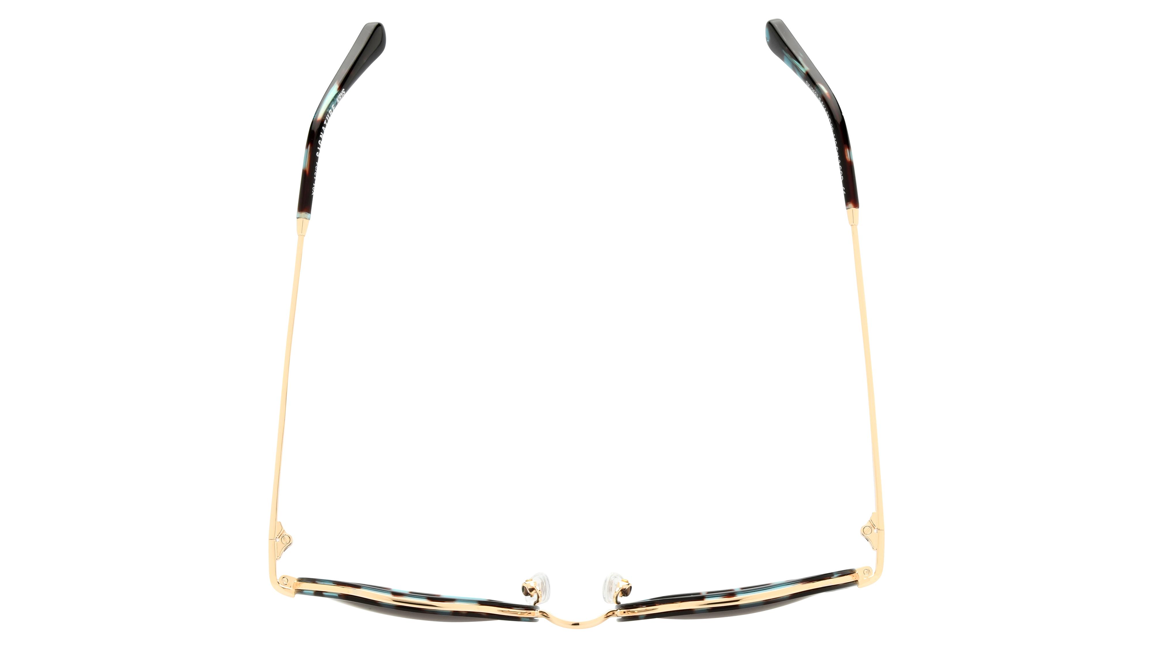 Lunettes de soleil Signature Krys Femme Bleu Carré Skj2521-E Dessus