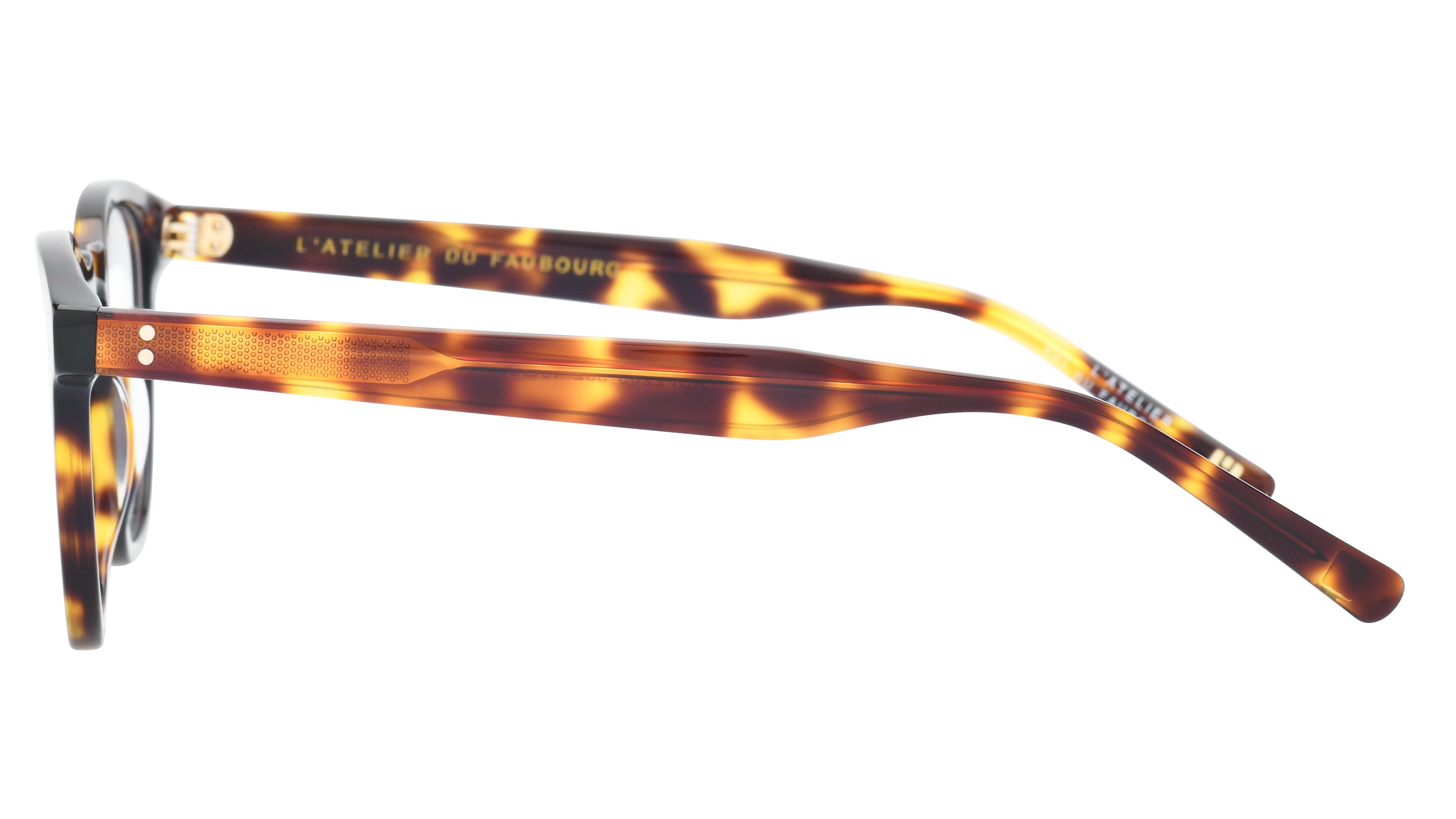 Lunettes de vue L'Atelier du Faubourg Homme Écaille Carré Adf2203 Gauche