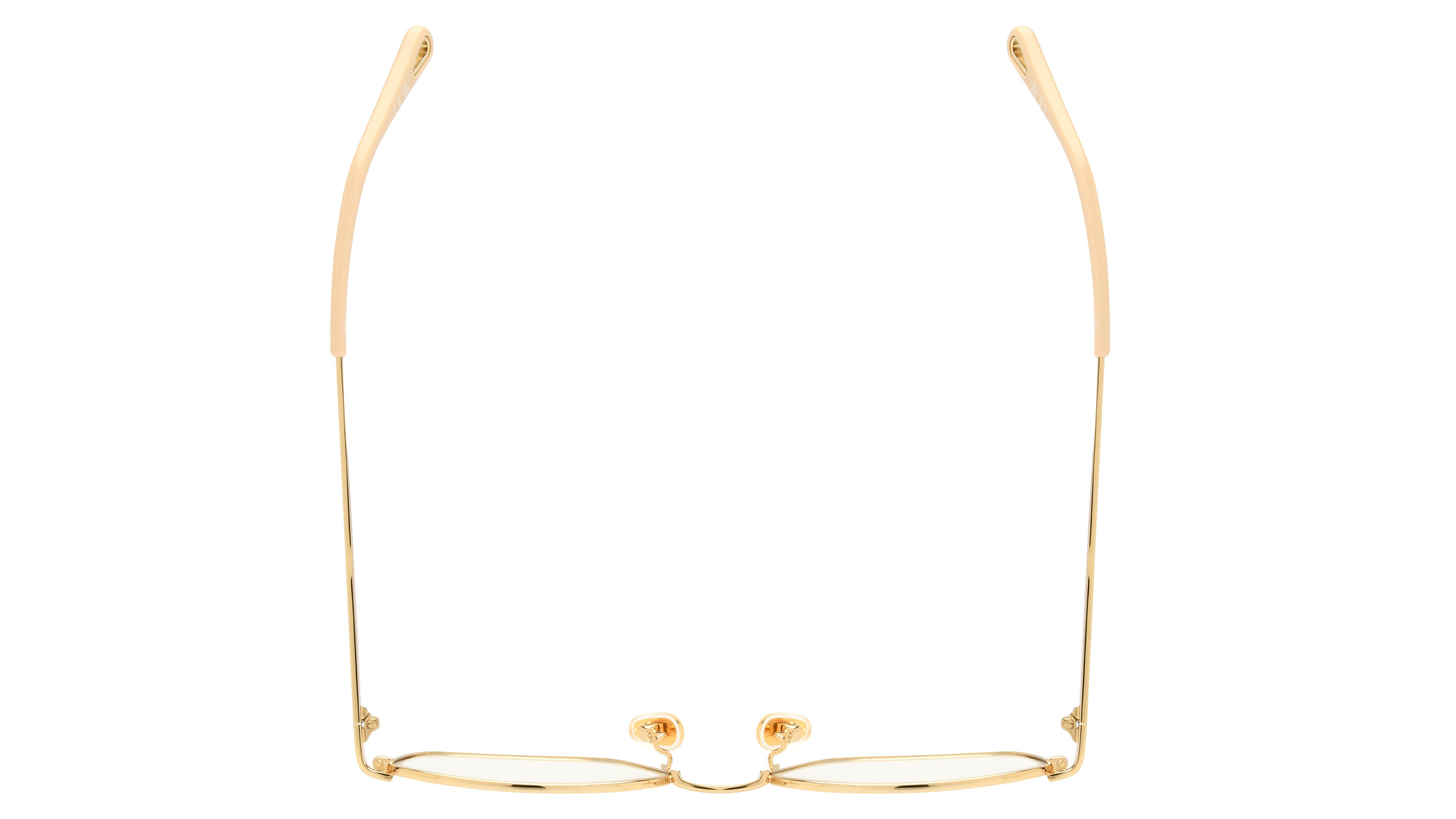 Lunettes de vue Chloé Femme Or Pantos Ch0274Oa Dessus