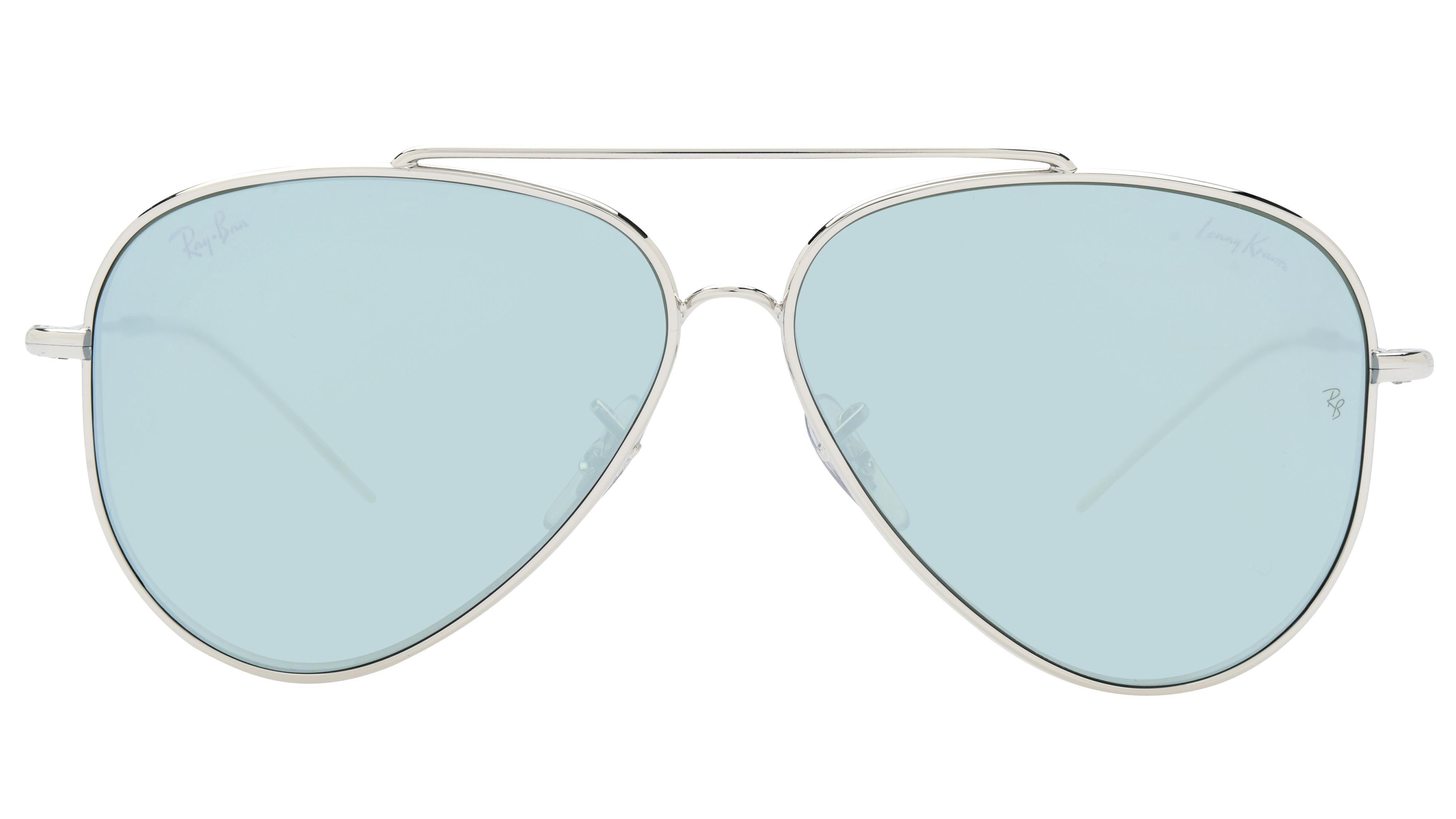 Lunettes de soleil Ray-Ban Mixte Or Aviateur RBR0101S Face