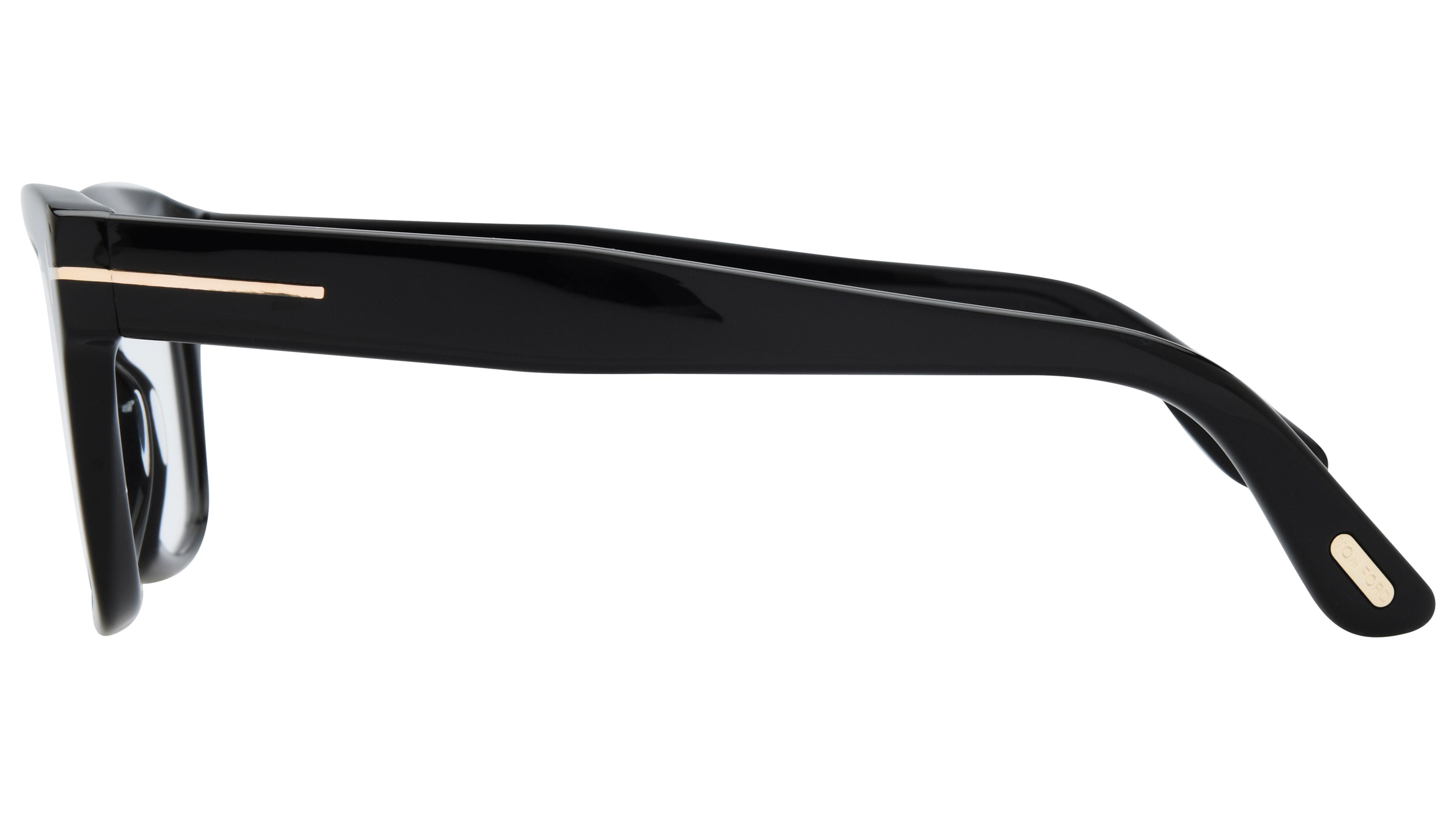 Lunettes de vue Tom Ford Femme Noir Carré ft6173-b Gauche