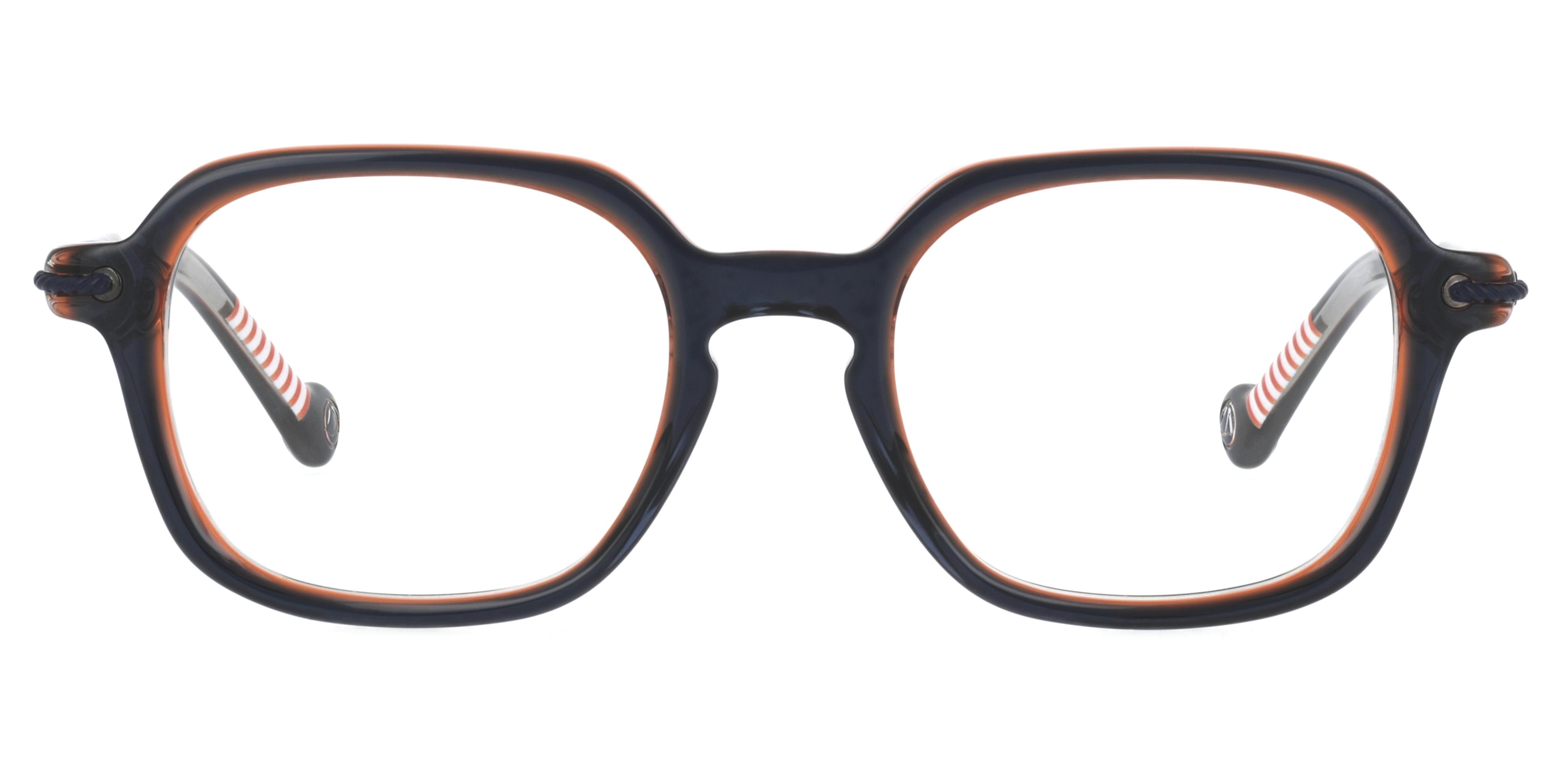 Lunettes de vue Petit Bateau Enfant Bleu Rectangle Ouessant Face