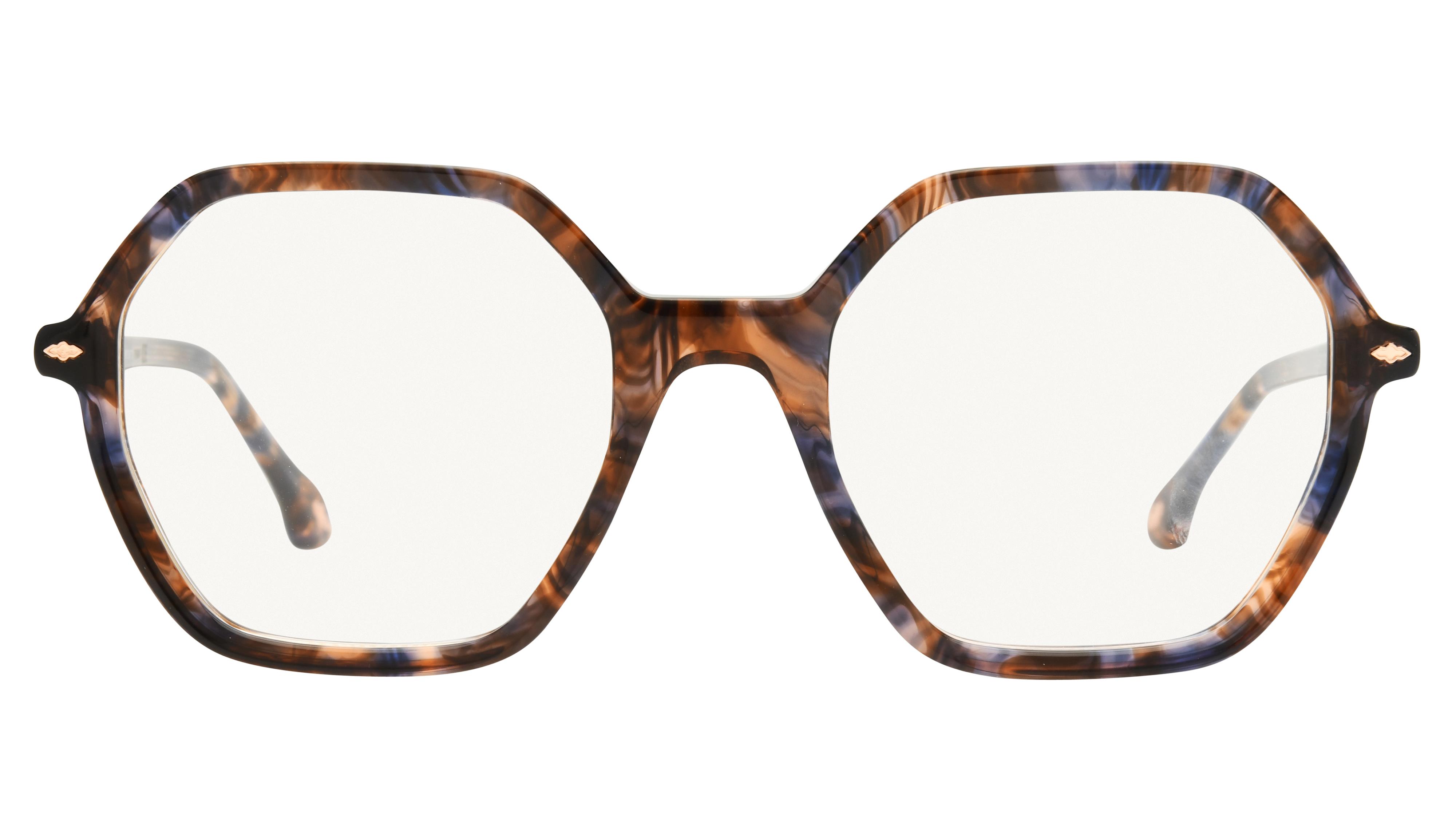 Lunettes de vue ba&sh Femme Écaille Ronde BA1081 Face