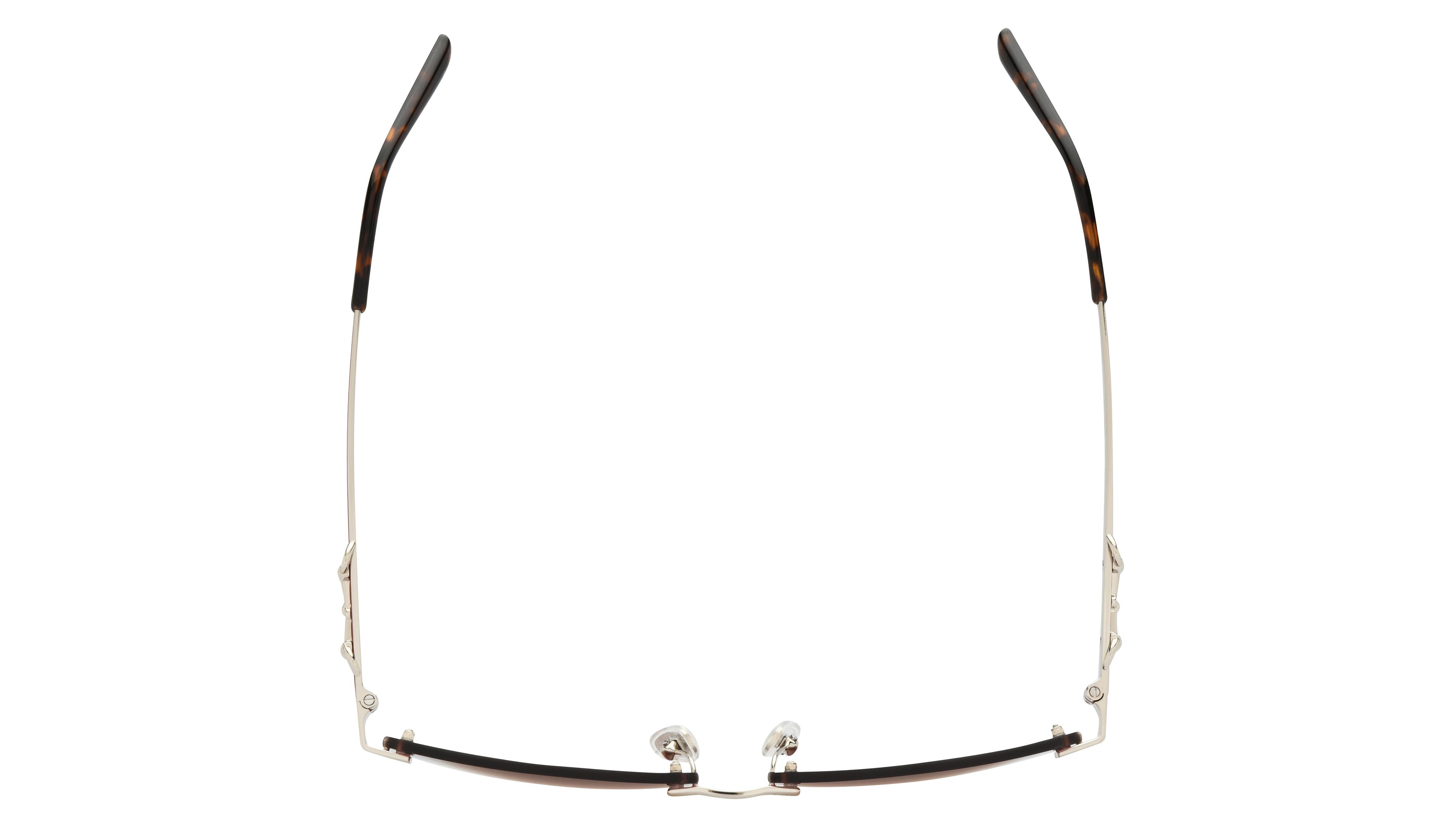 Lunettes de soleil Gucci Femme Argent Papillon Gg2050S Dessus