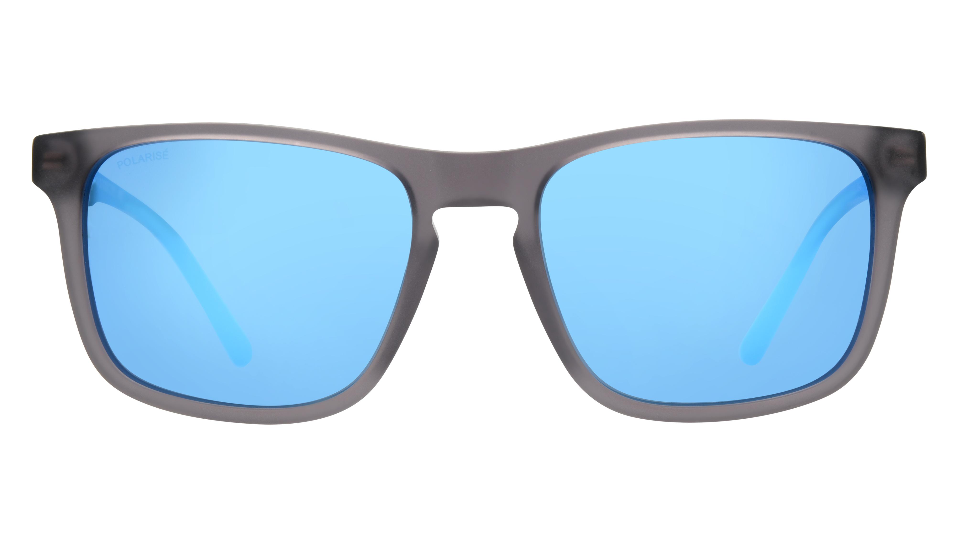 Lunettes de soleil Signature Krys Homme Gris Rectangle Ske2539-D Face