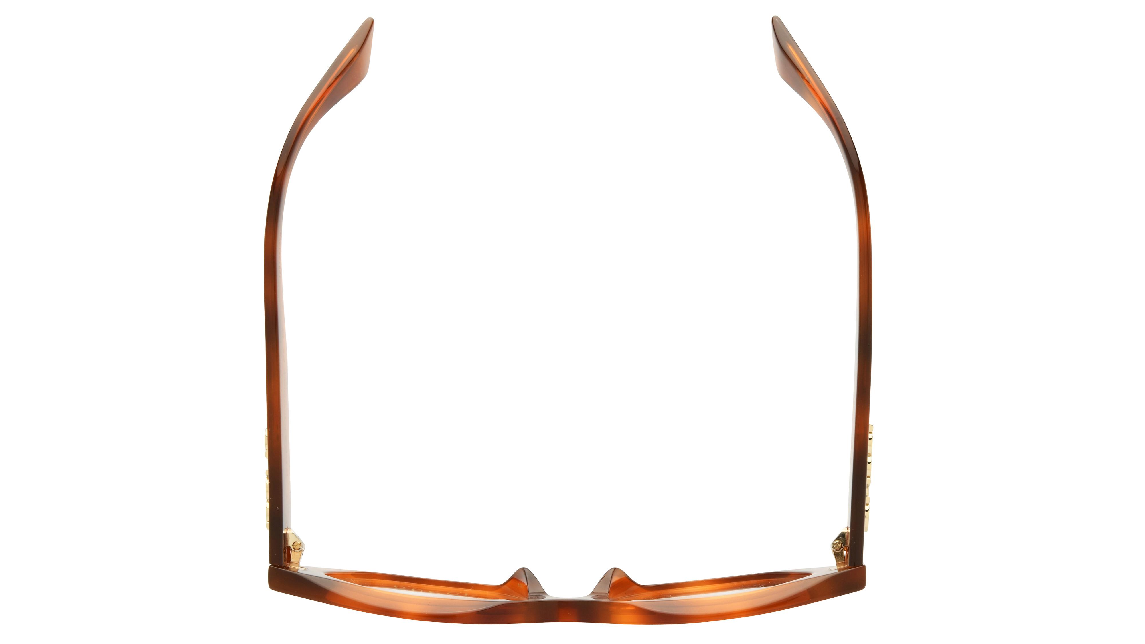 Lunettes de vue Gucci Femme Marron Rectangle gg1837o Dessus