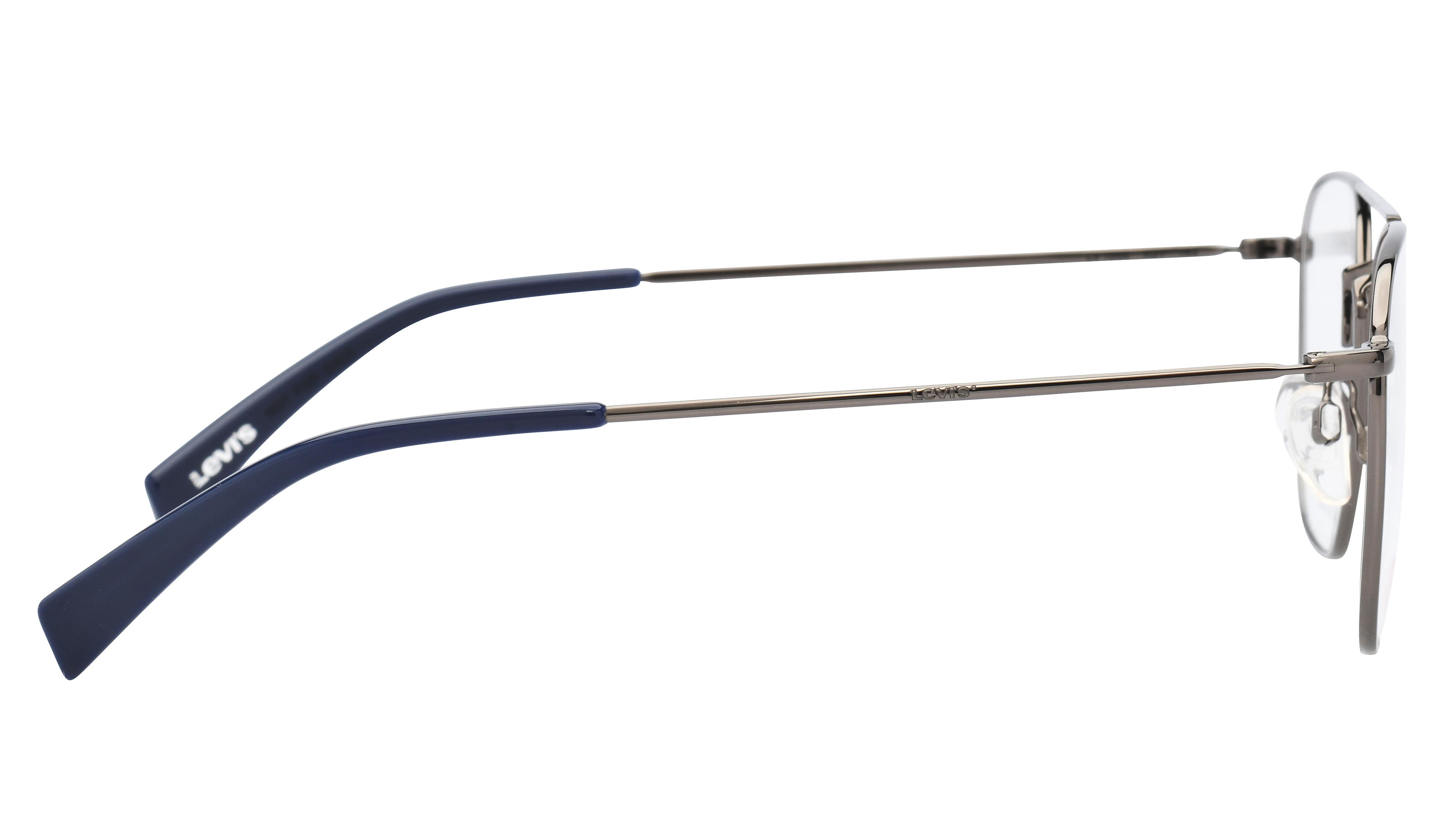 Lunettes de vue Levi's Mixte Argent Aviateur Lv1008 Droite