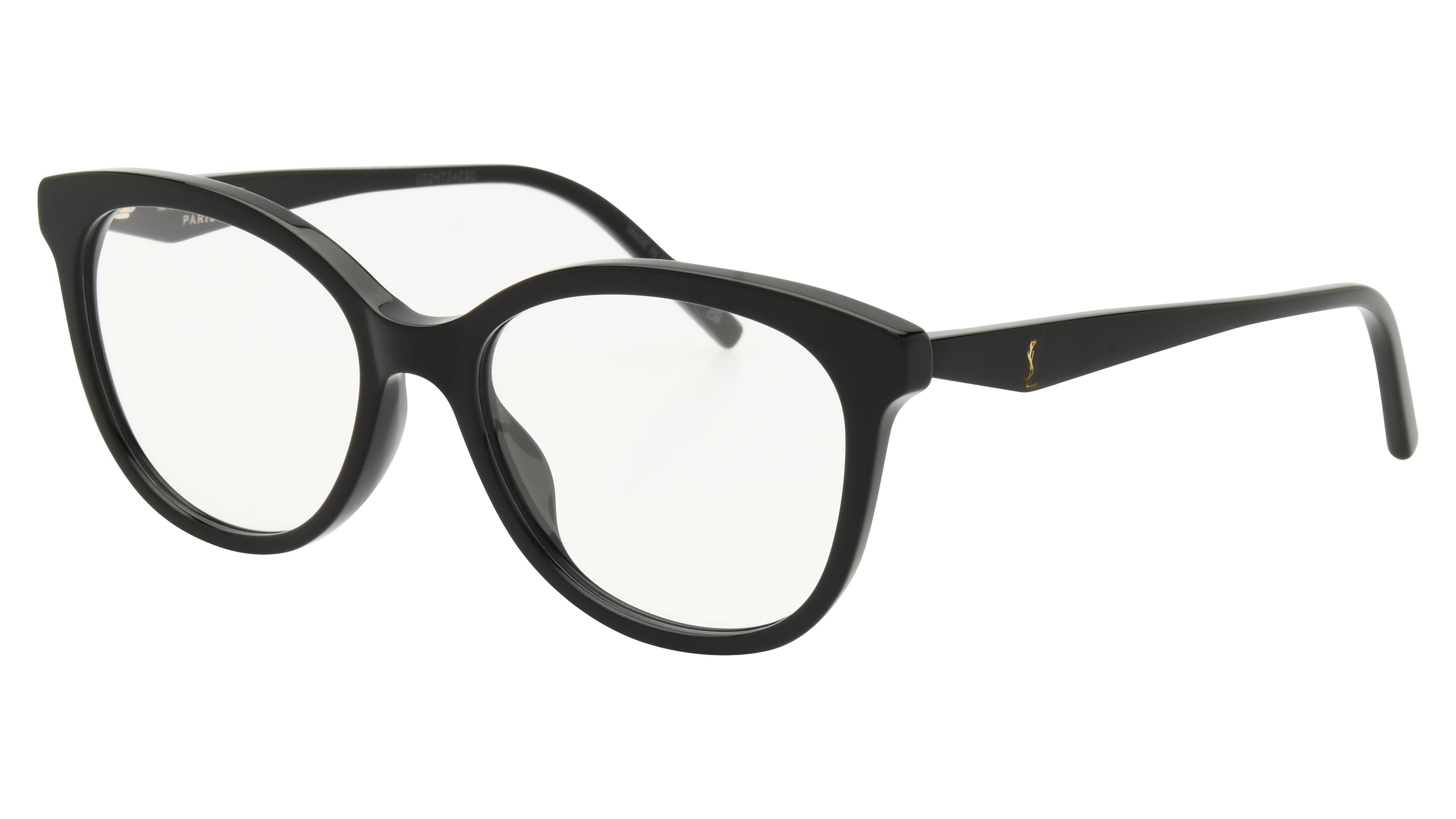 Lunettes de vue Saint Laurent Femme Noir Papillon Sl Trois-Quart
