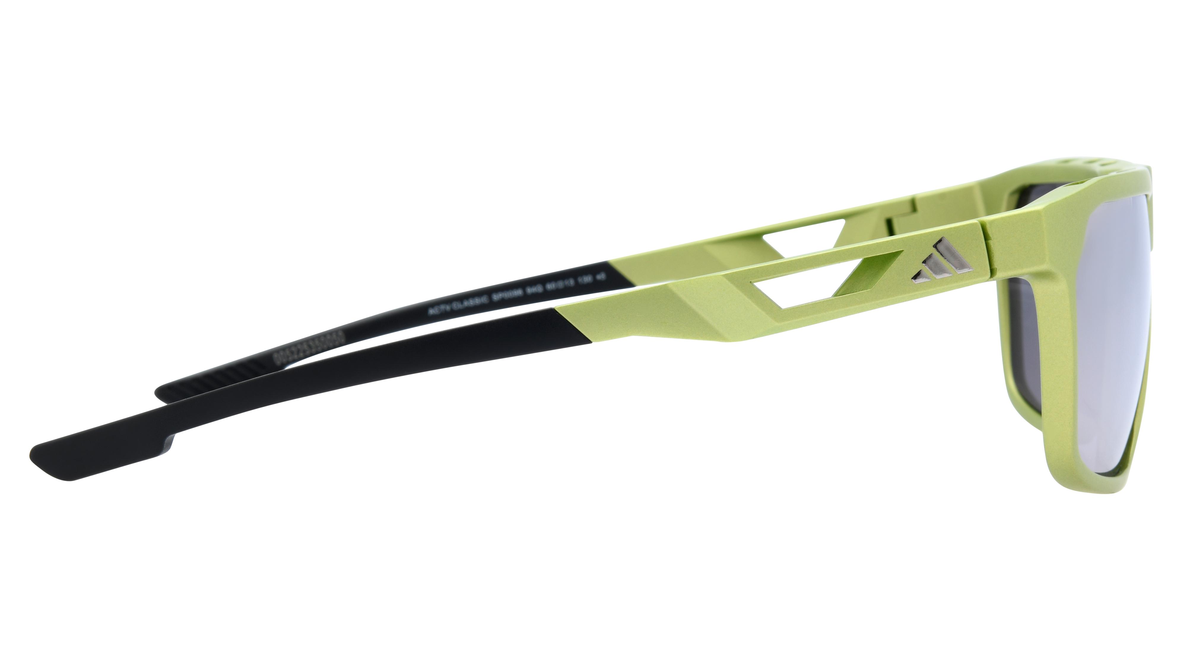 Lunettes de soleil Adidas Homme Vert Aviateur SP0096 Droite
