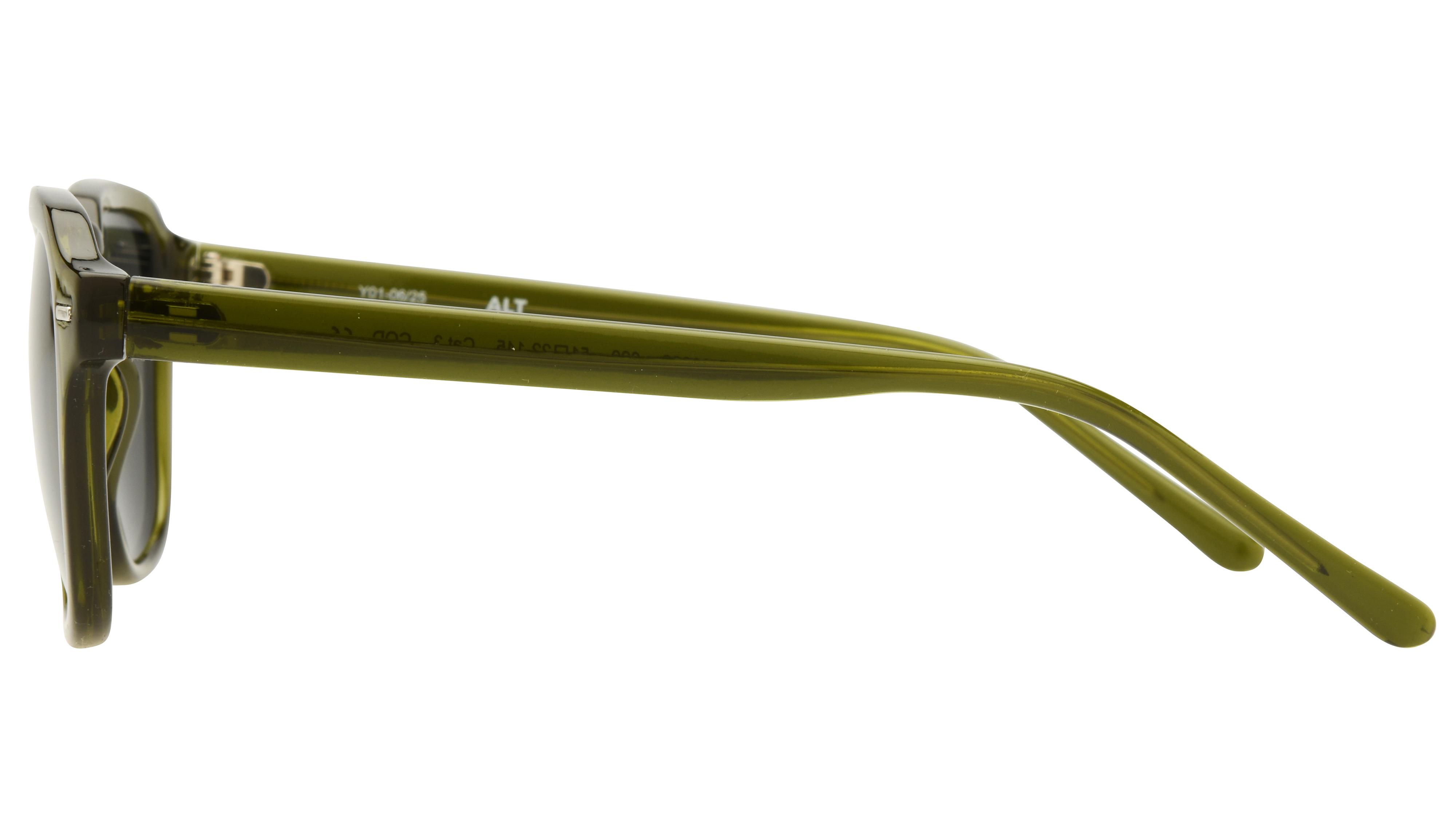 Lunettes de soleil Alternance Mixte Transparent Rectangle alt26202 Gauche