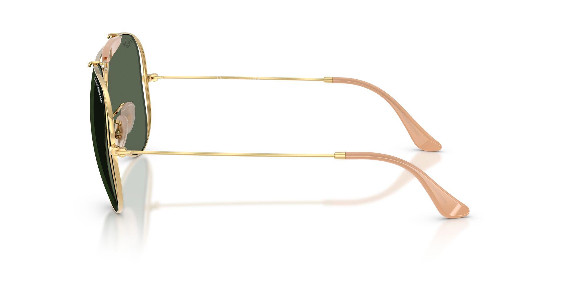 Lunettes de soleil Ray-Ban Mixte Or Aviateur Rb3029M Gauche