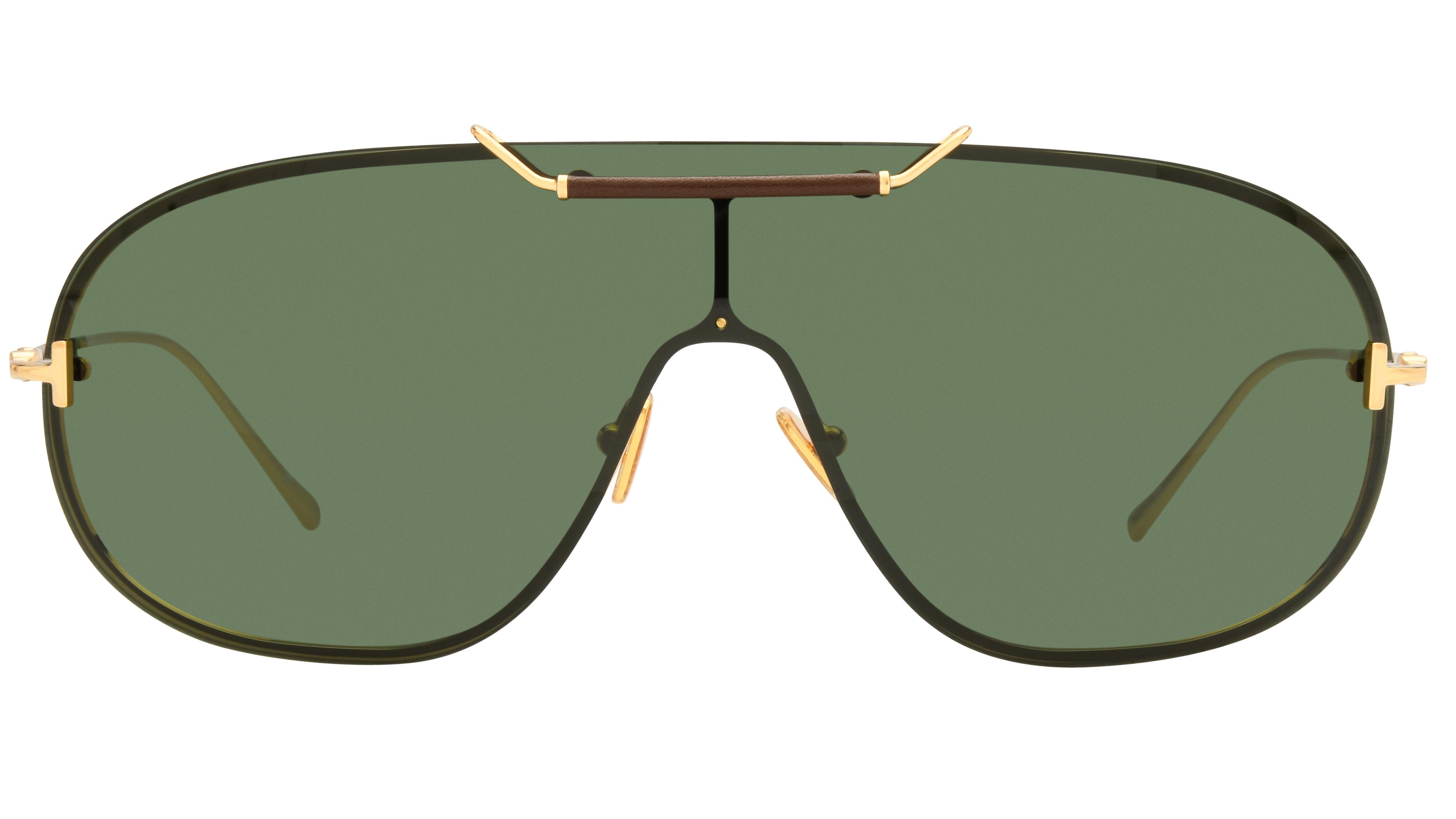 Lunettes de soleil Tom Ford  Or Oversize FT1309 Face