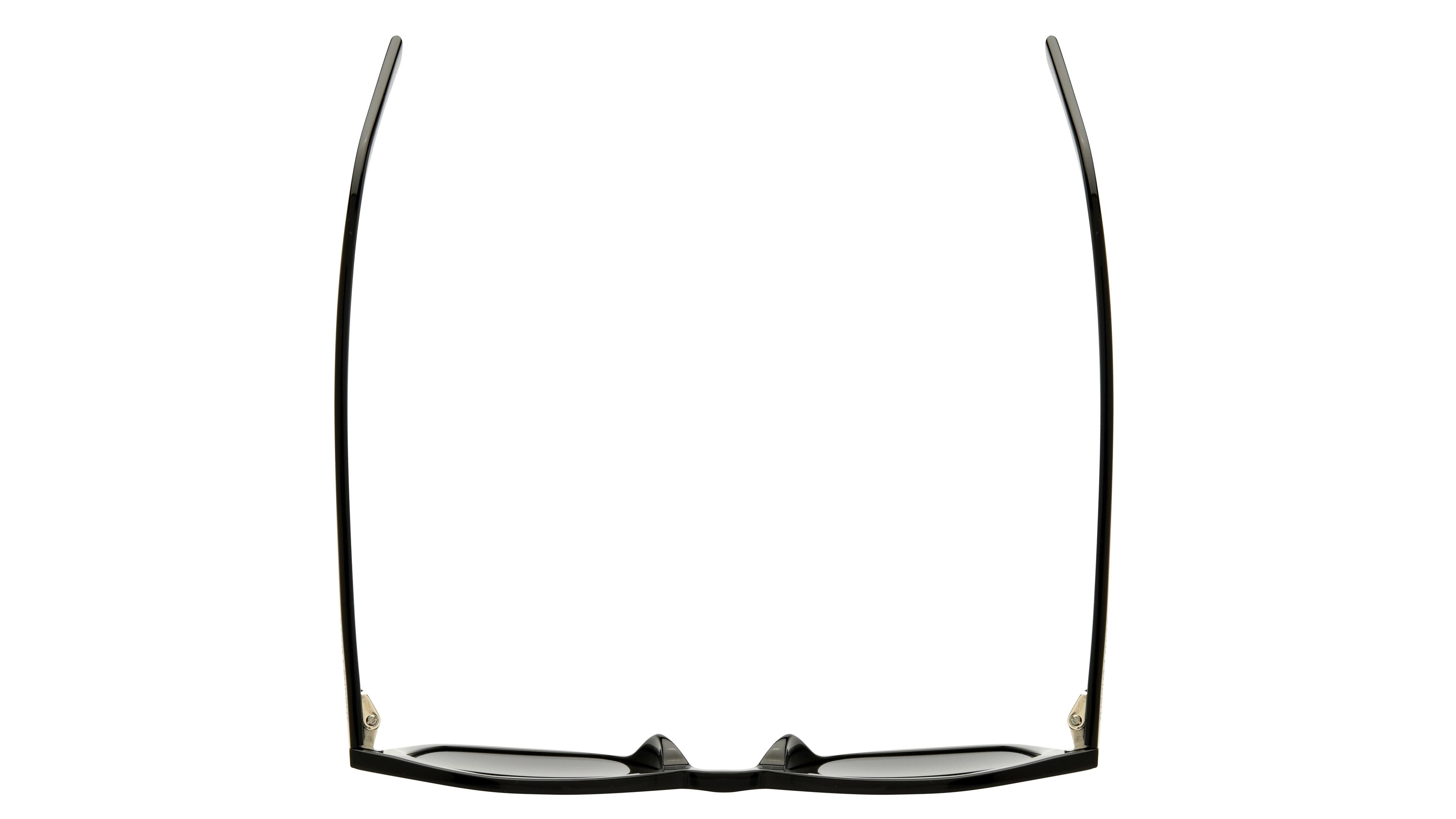 Lunettes de soleil Saint Laurent Mixte Noir Rectangle SL Dessus