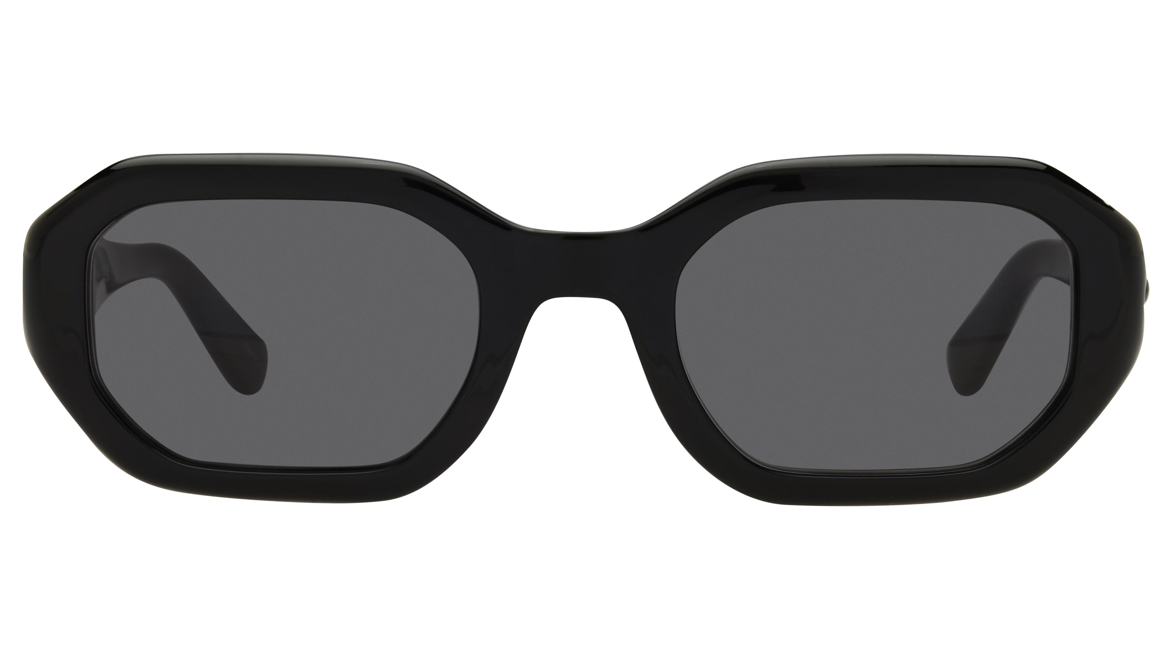 Lunettes de soleil Longchamp Femme Noir Rectangle lo794s Face