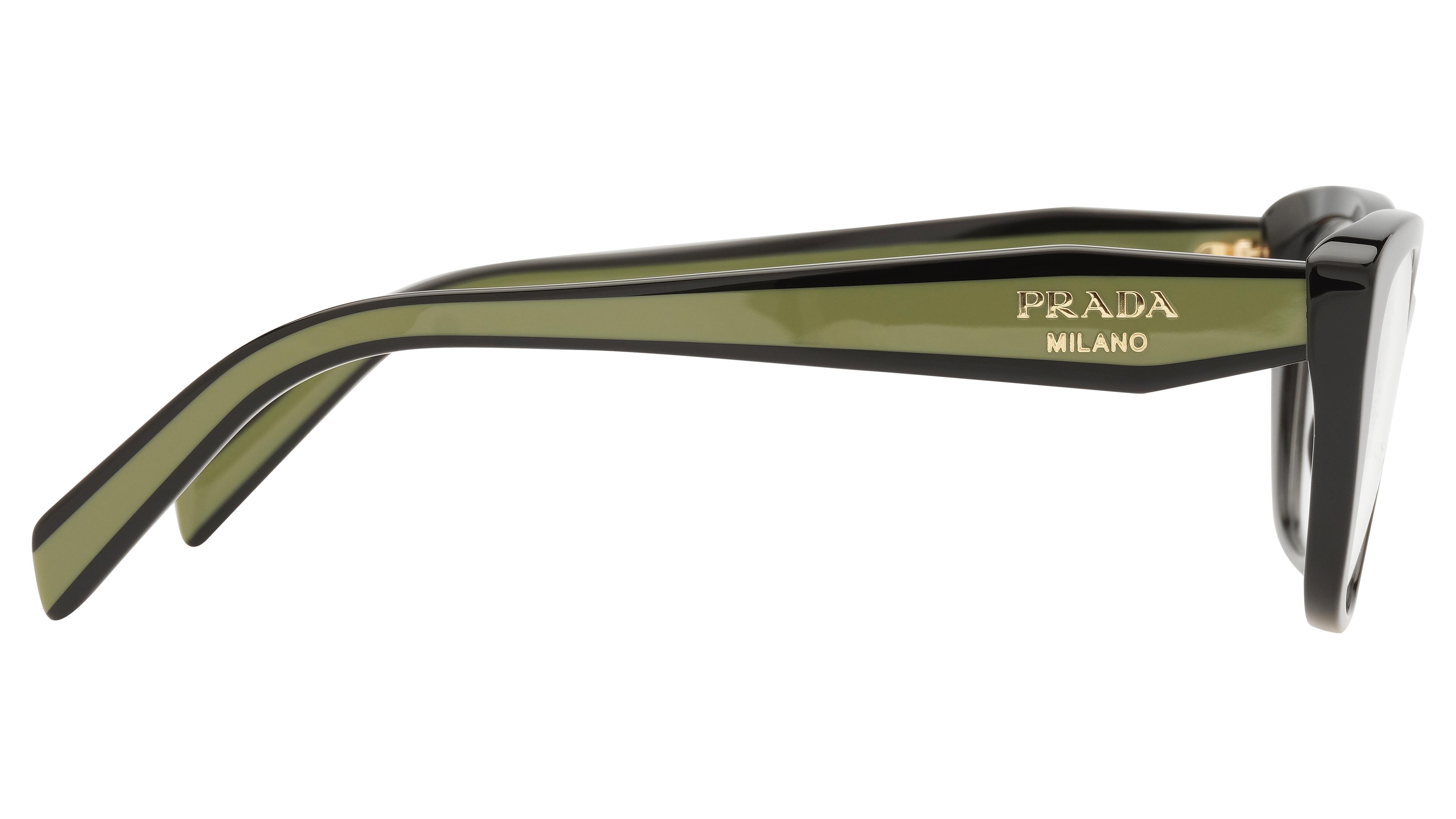 Lunettes de vue Prada Femme Noir Papillon pr19wv Droite