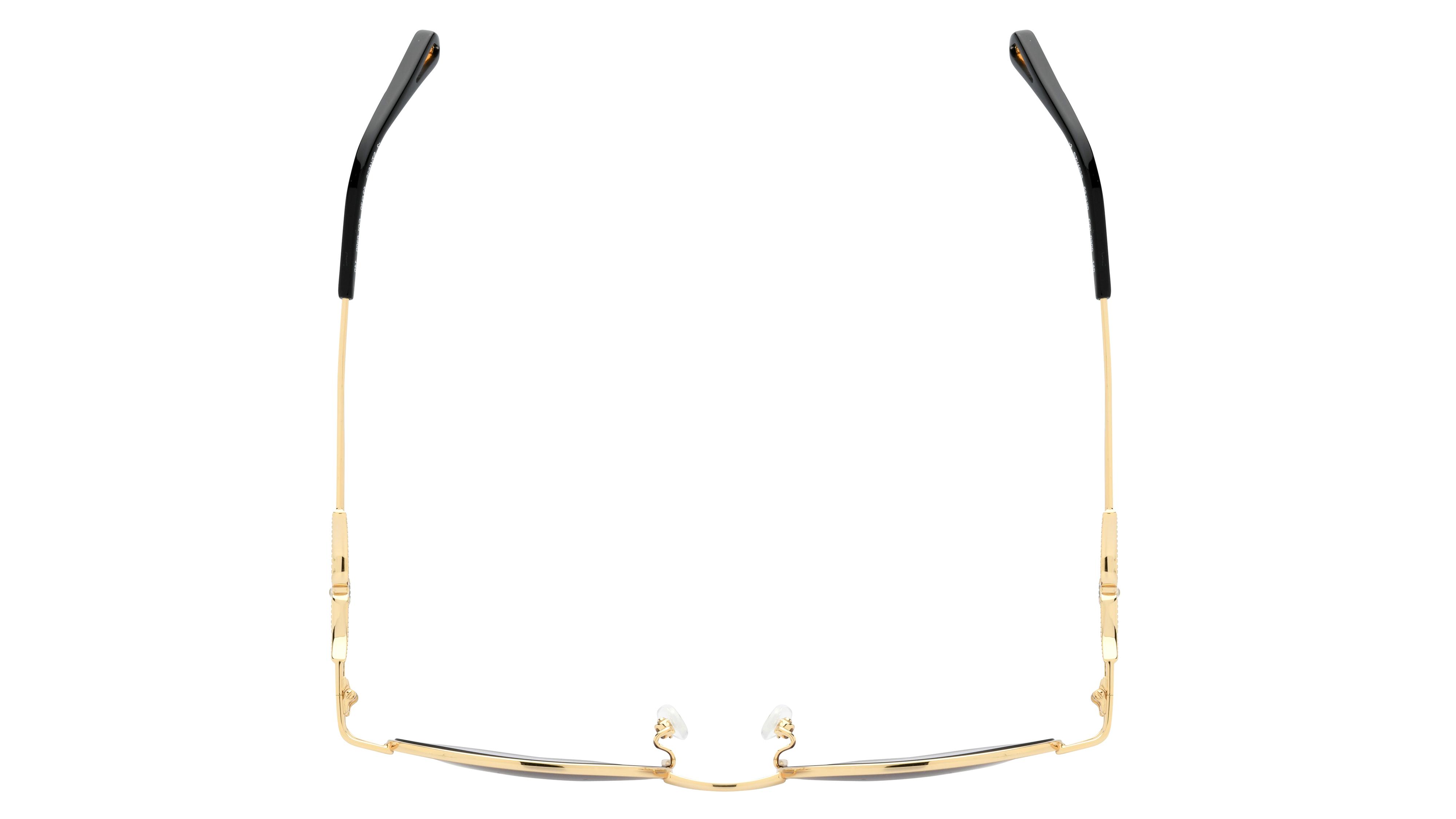 Lunettes de soleil Zadig & Voltaire Femme Or Carré SZV463S Dessus