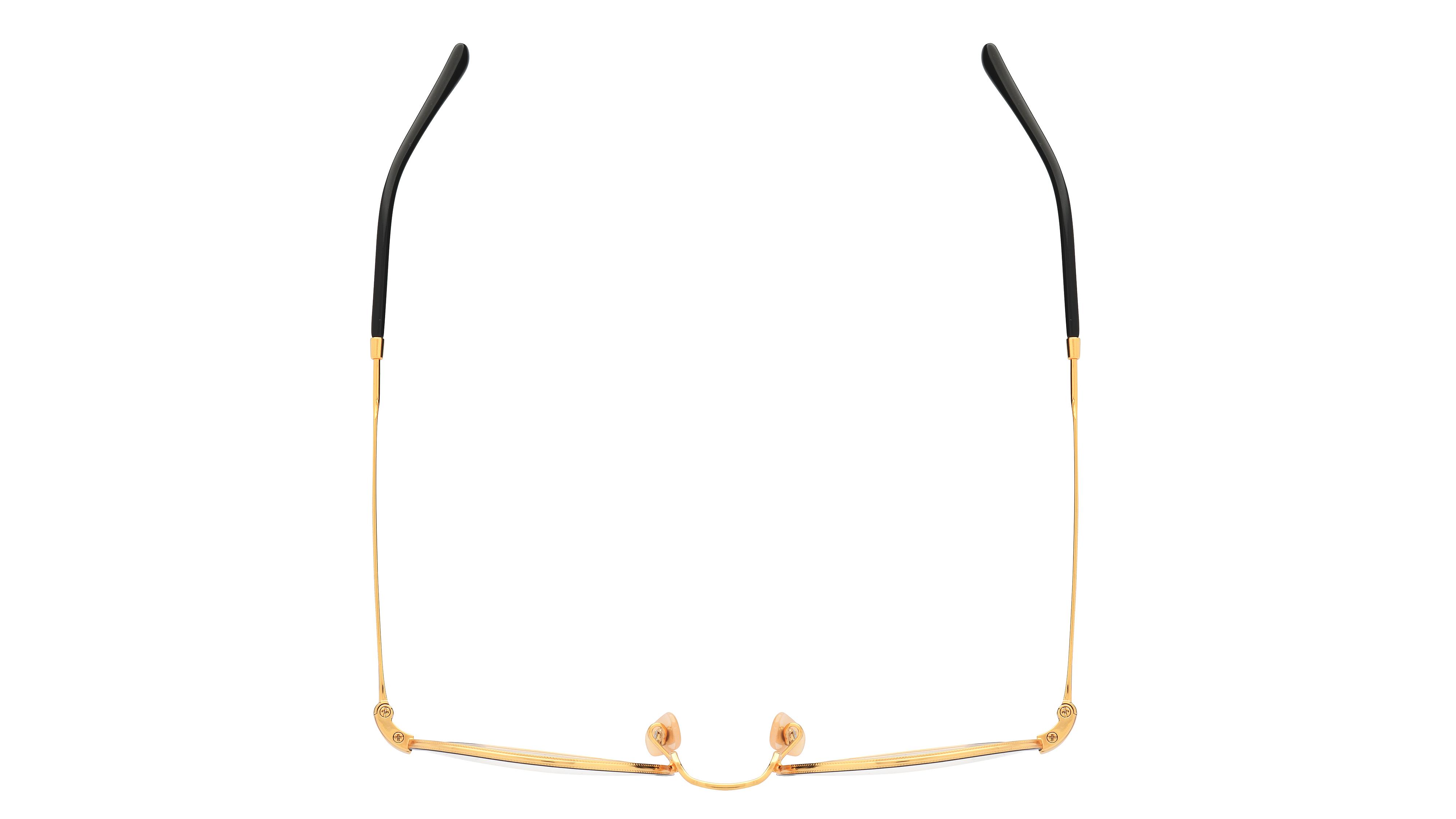 Lunettes de vue Ray-Ban Mixte Noir Ronde Rx3582V Dessus