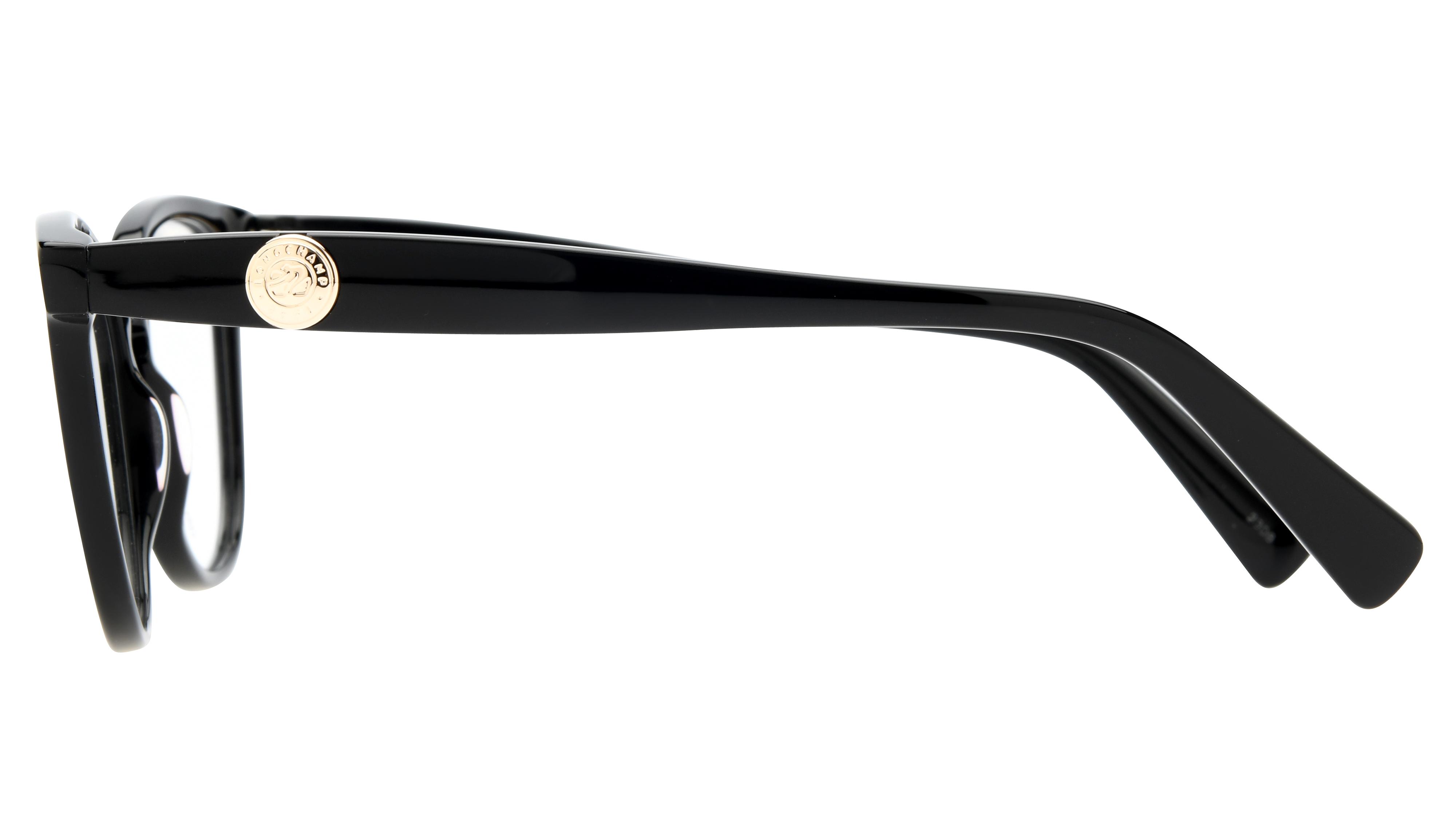 Lunettes de vue Longchamp Femme Noir Carré Lo2729 Gauche
