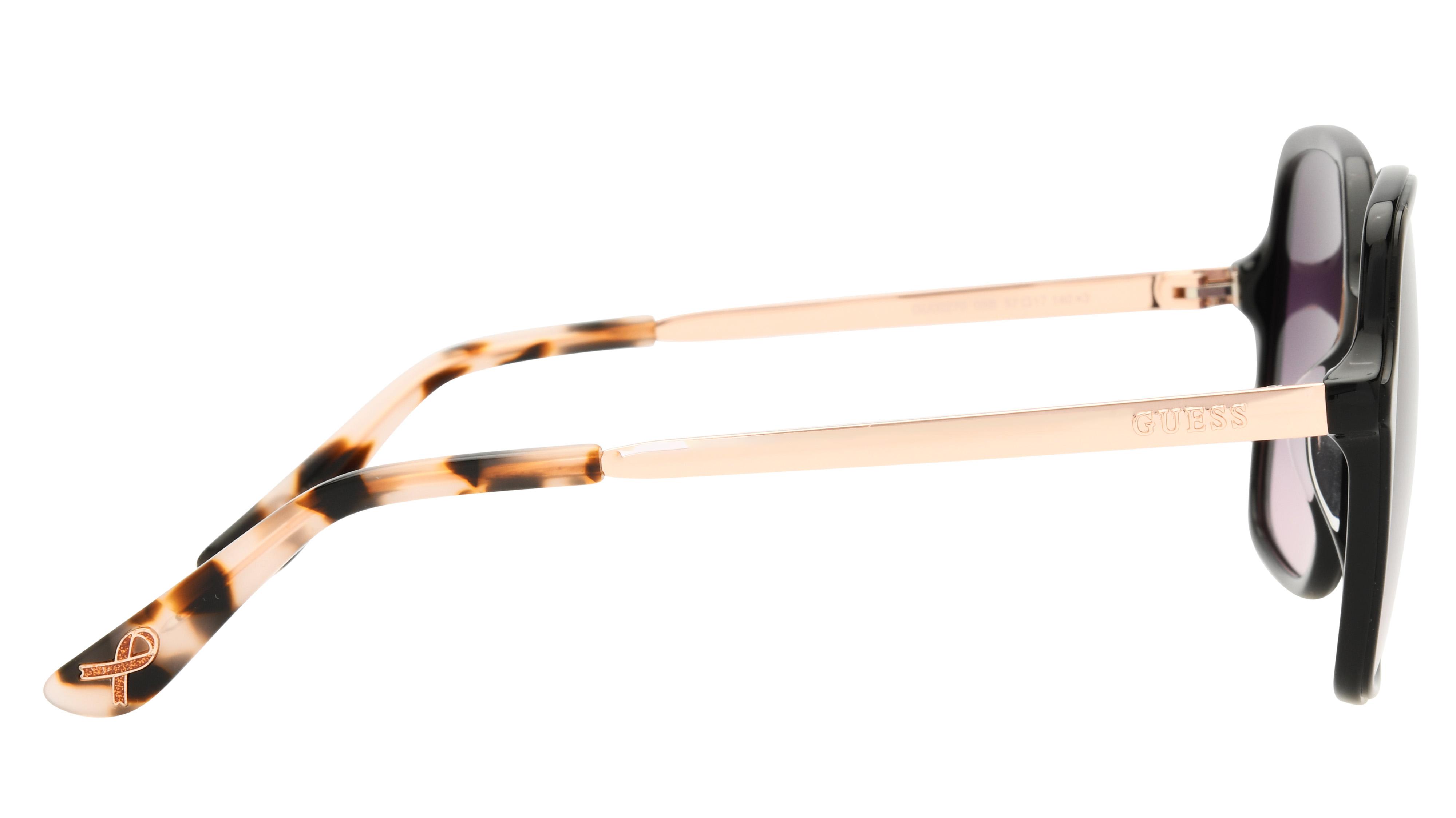 Lunettes de soleil Guess Femme Noir Carré GU00270 Droite