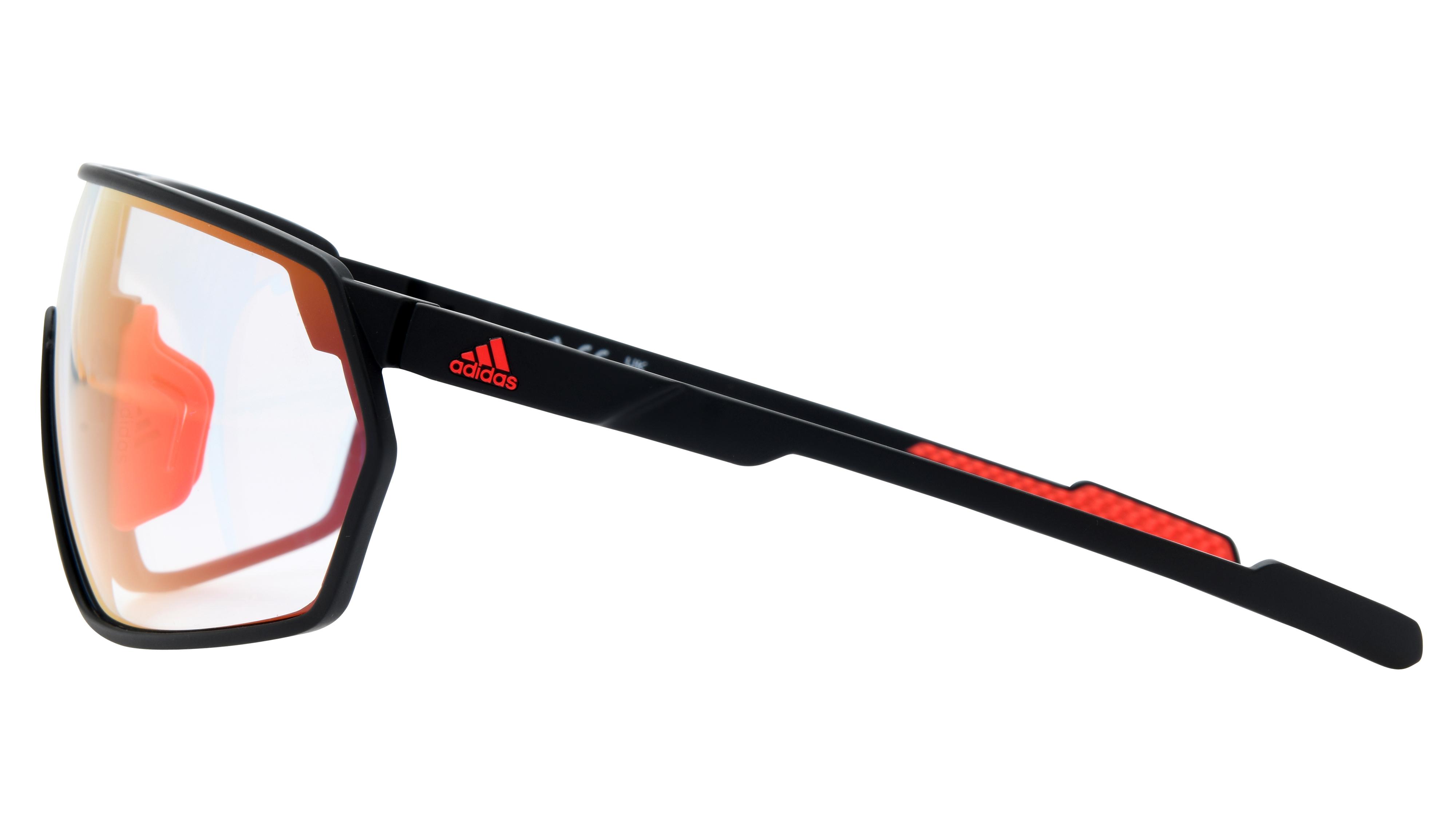 Lunettes de soleil Adidas Mixte Noir  Sp0088 Gauche
