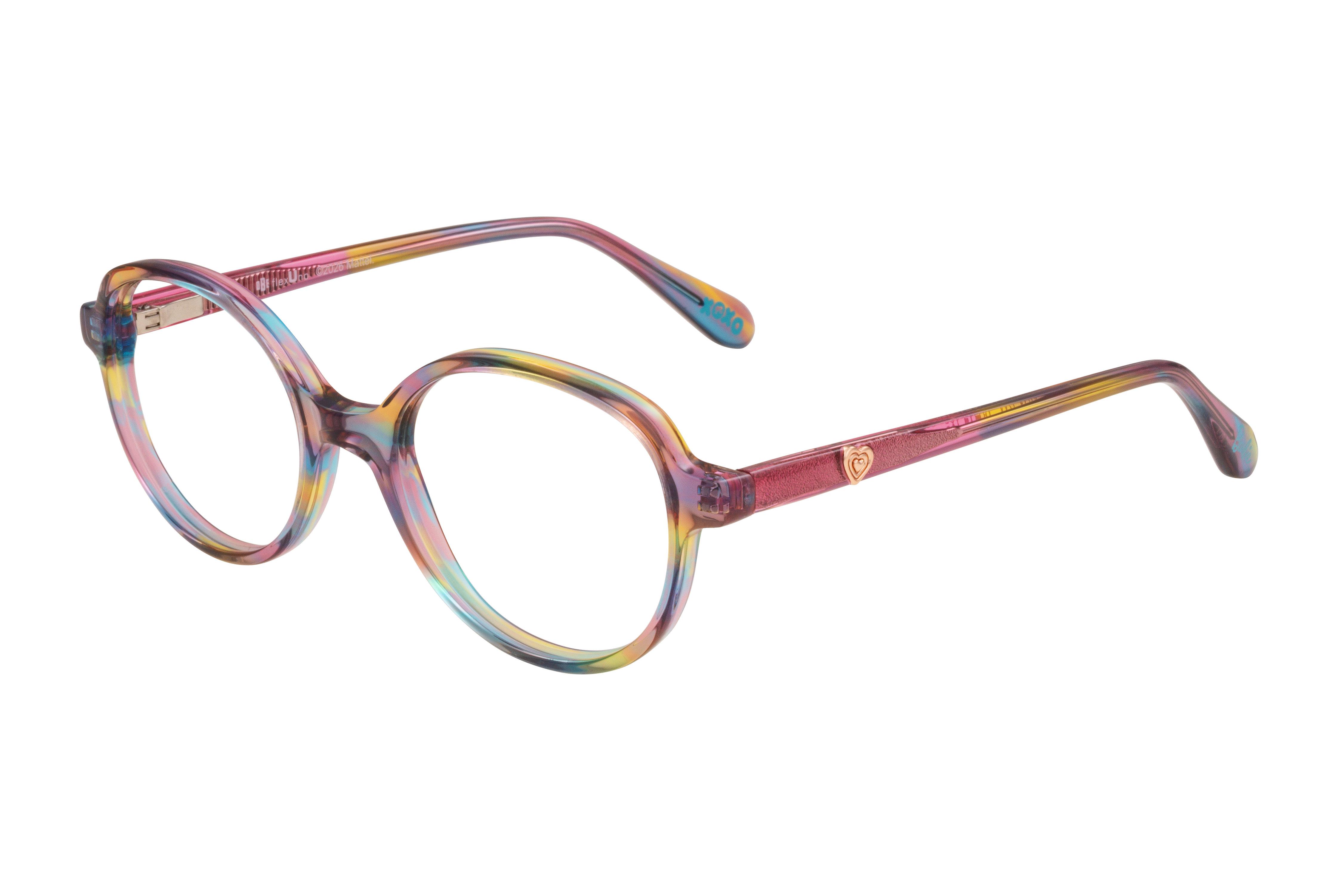 Lunettes de vue Barbie  Violet Ovale BAAA071D41 Gauche