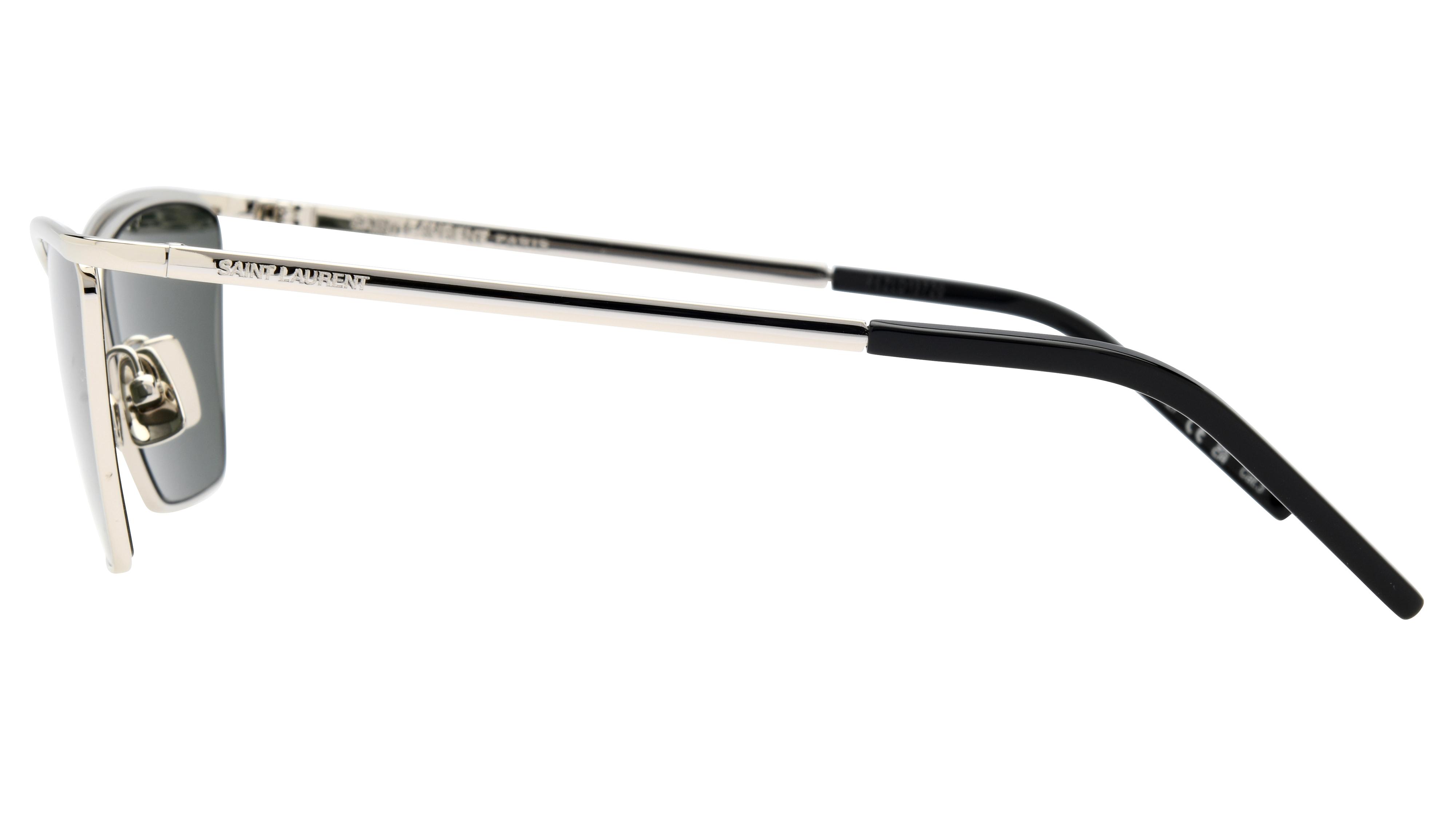 Lunettes de soleil Saint Laurent Femme Argent Carré Sl637 Gauche